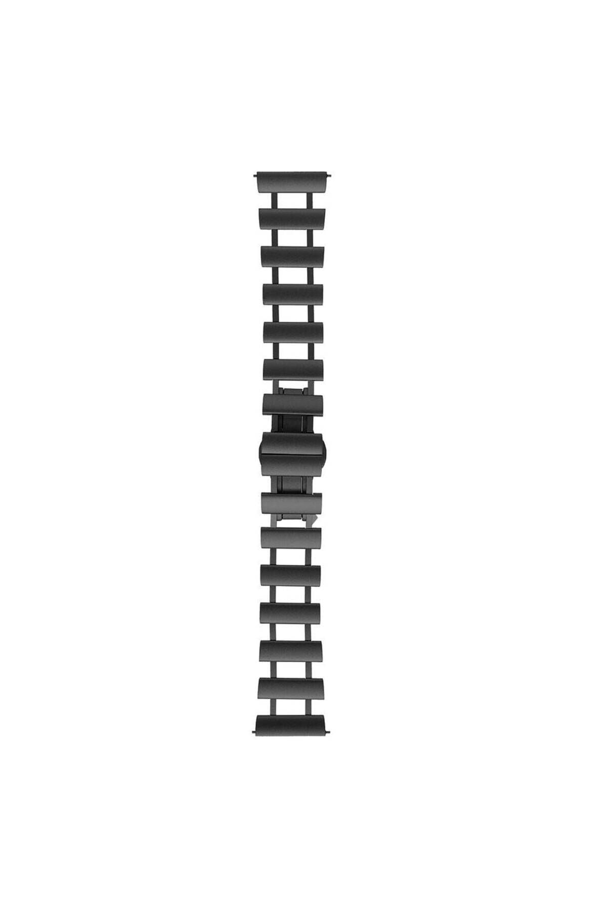 Galaxy Watch 46mm Uyumlu CLO- KRD-96 22mm Metal Kordon-Gold