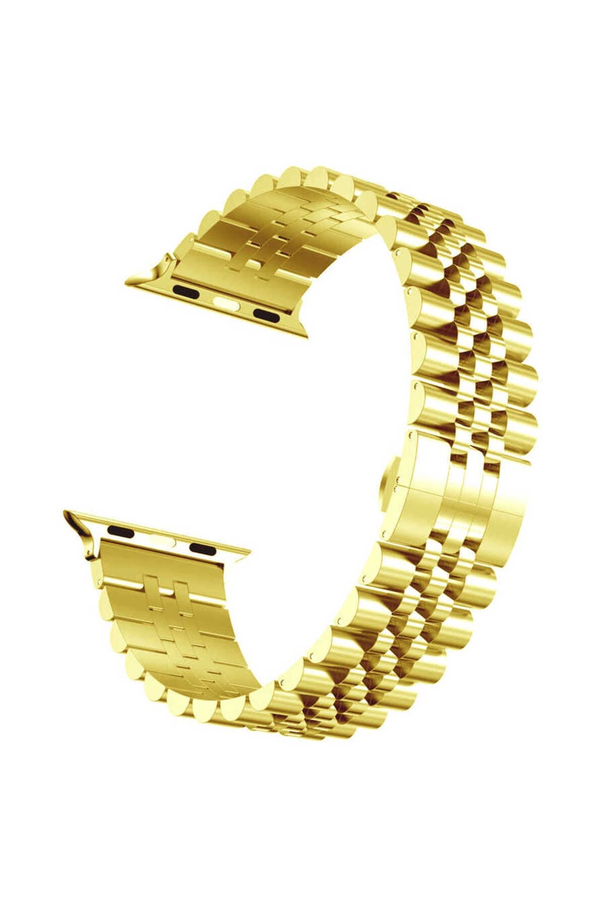 Watch Ultra 49mm Kordon Uyumlu KRD-36 Metal Strap Kayış CLO- Gümüş