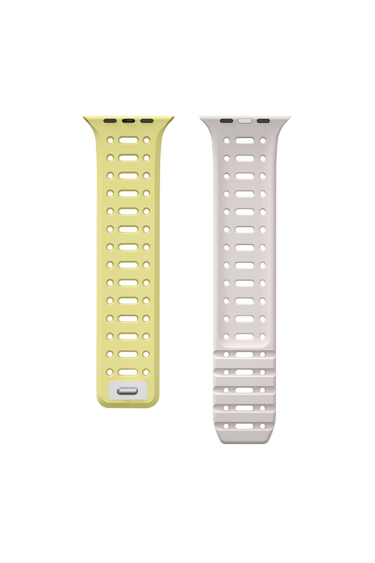 Watch 7 45mm Uyumlu Zore KRD-124 Silikon Kordon Strap Kayış-Sarı
