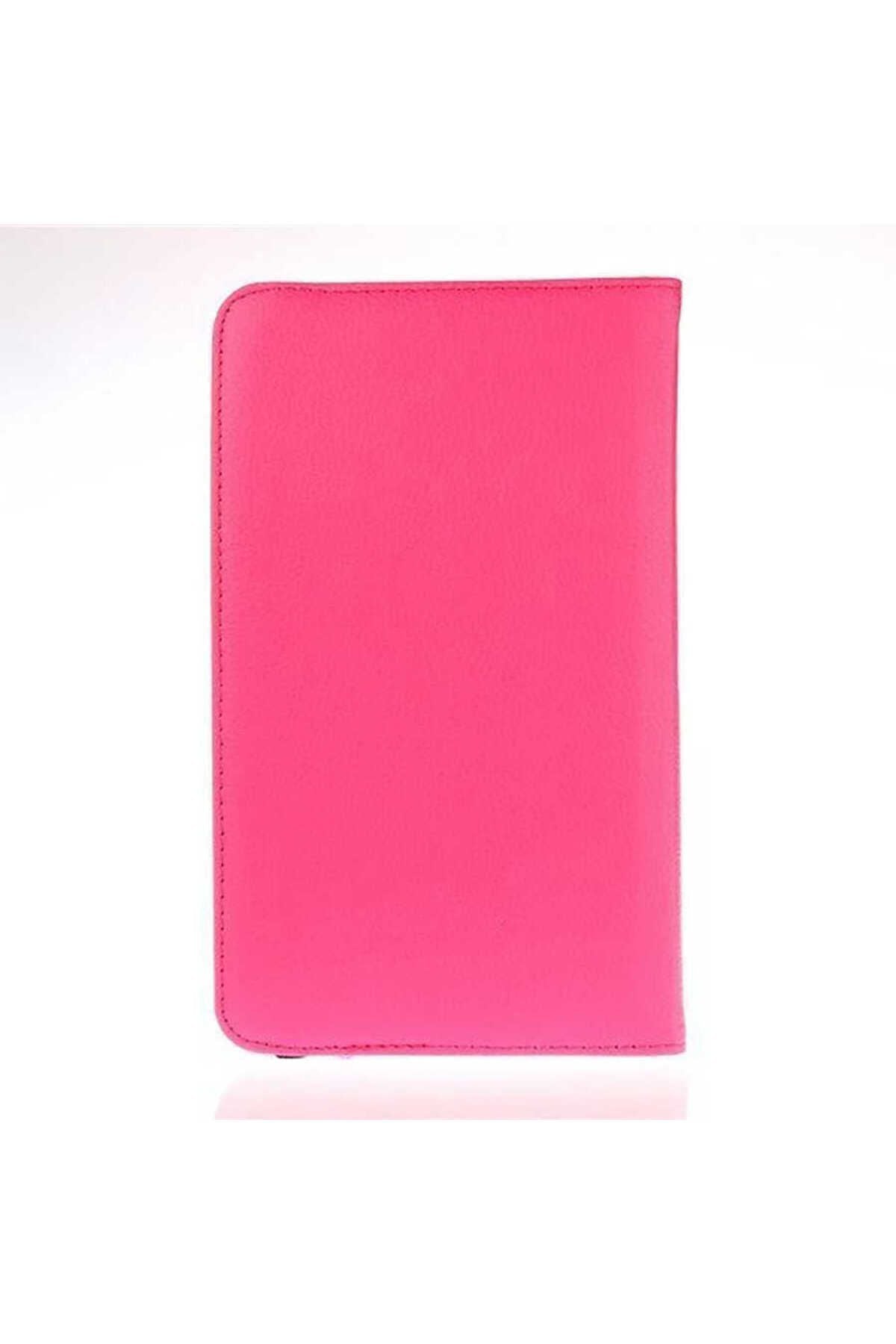 Galaxy Tab 4 8.0 T330 Zore Dönebilen Standlı Kılıf - Pembe
