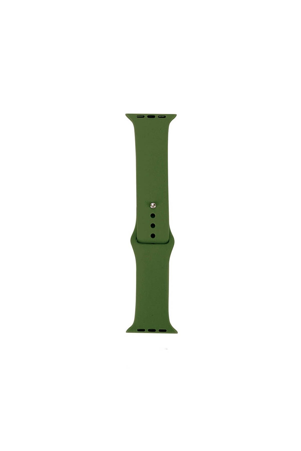Watch Ultra 49mm Band Serisi Klasik Kordon Silikon Strap Kayış-Army Green