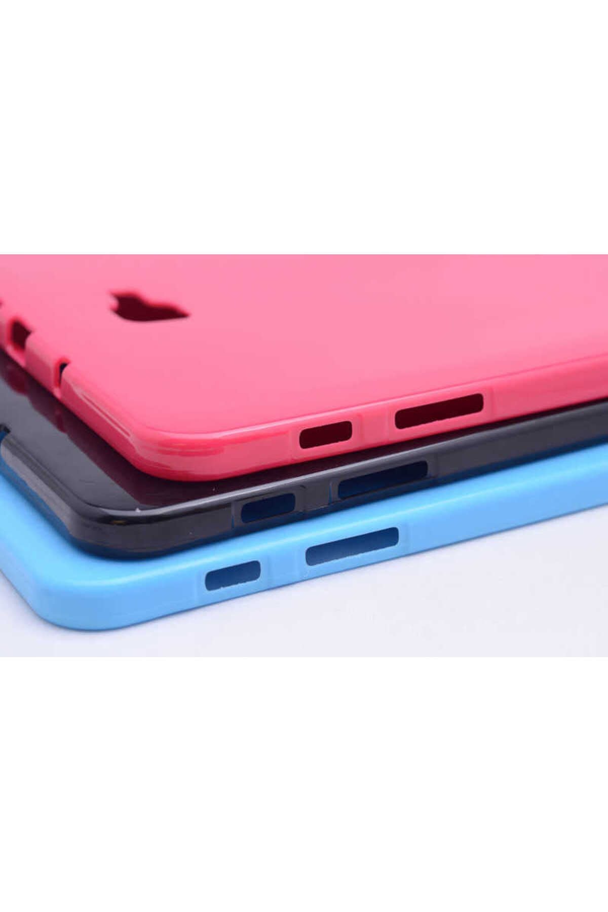 Galaxy Tab A 10.1 (2016) P585 Kılıf Zore Tablet Süper Silikon Kapak - Mavi