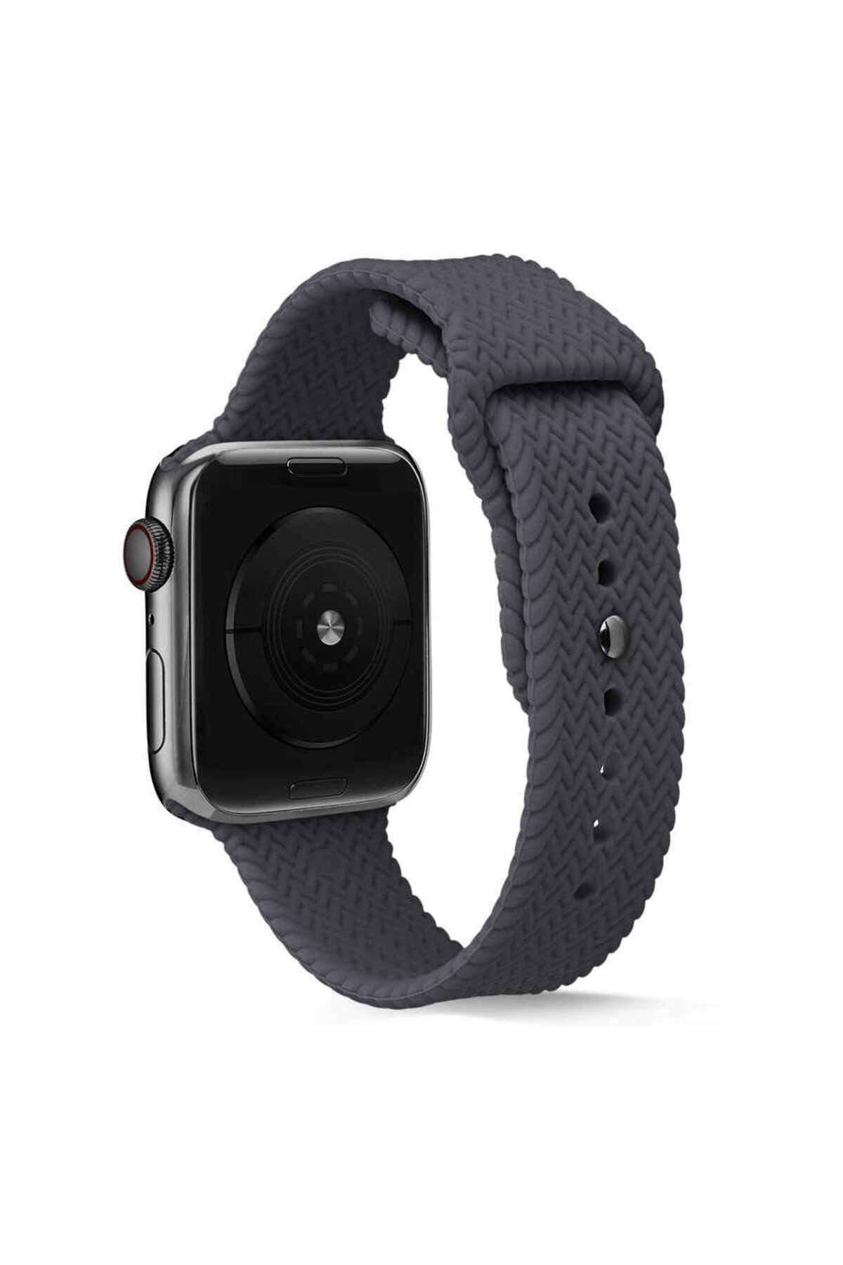 Watch Ultra 49mm Kordon KRD-37 Uyumlu Strap Kayış CLO- Gri