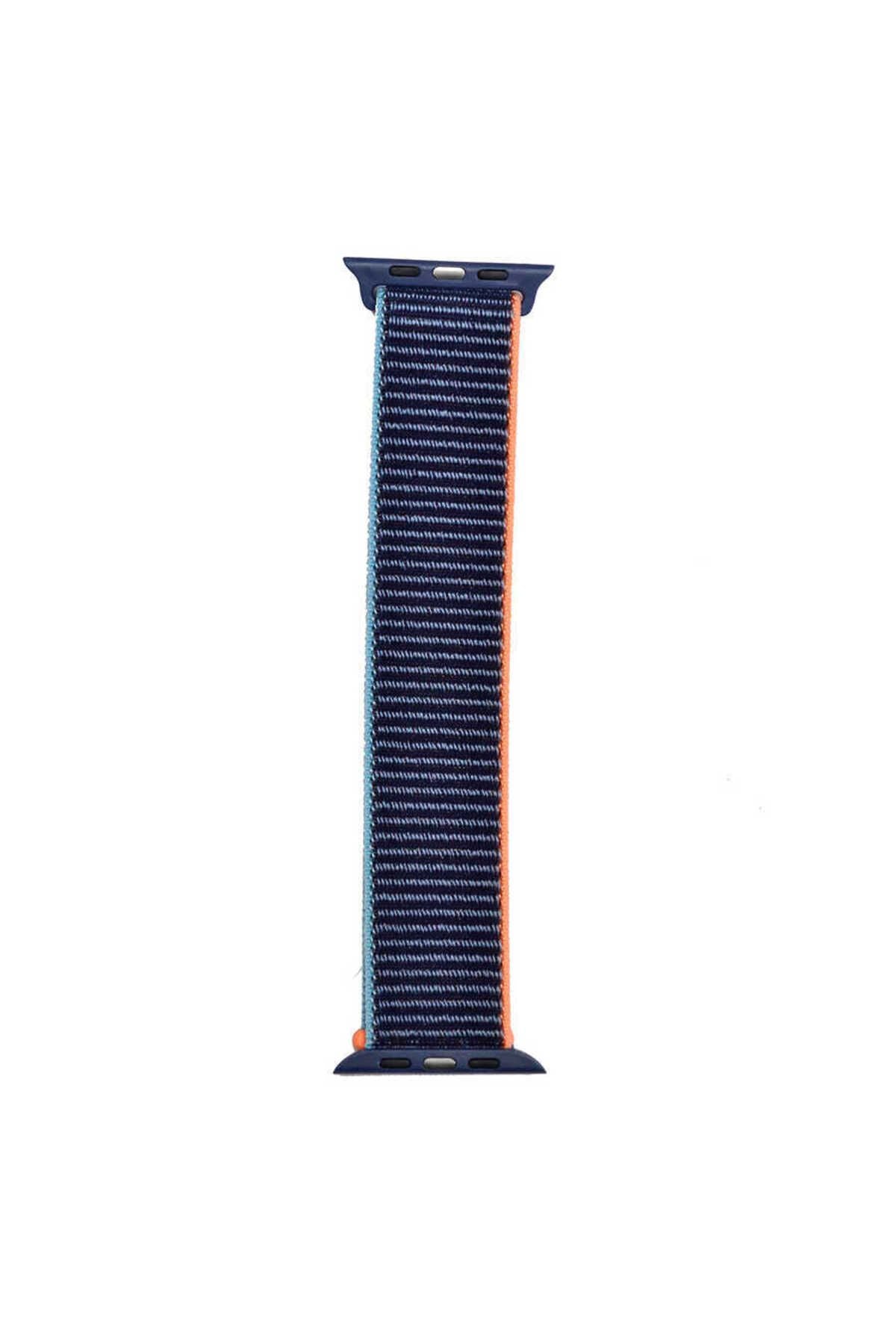 Watch Ultra 49mm Kordon Uyumlu KRD-03 Hasır Strap Kayış CLO- 24-Hisbicus