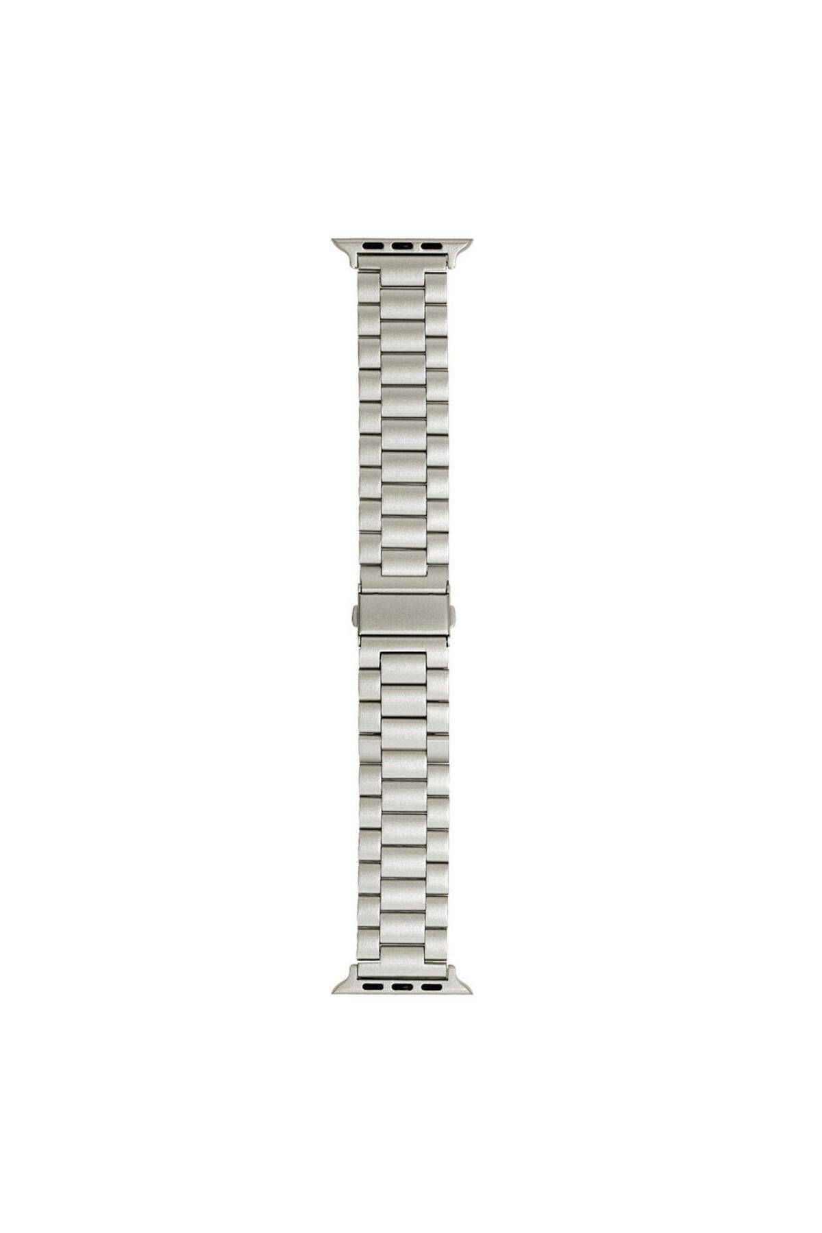 Watch 7 45mm Uyumlu KRD-93 Metal Zore Kordon-Titanyum