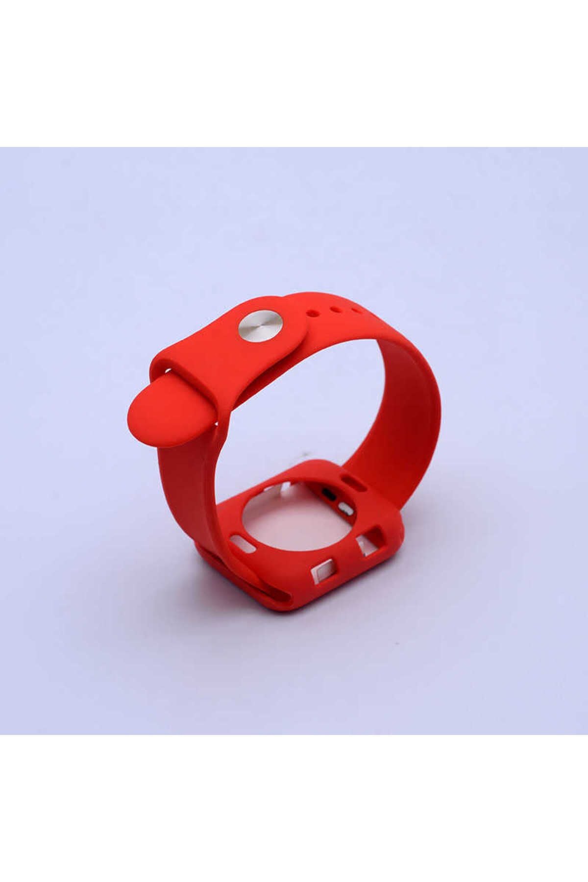 Watch 42mm Uyumlu 3 in 1 Klasik Zore Kordon-Pembe