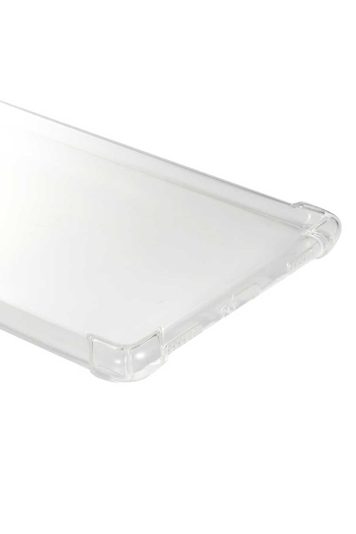 Galaxy Tab 8.0 (2019) T290 Kılıf  Uyumlu Zore Tablet Nitro Anti Shock Silikon Kapak-Renksiz