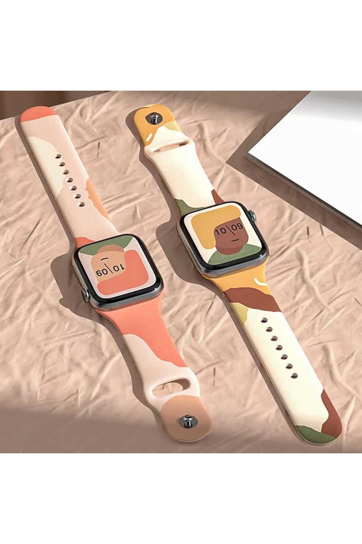 Watch Ultra 49mm Kordon KRD-62 Uyumlu Strap Kayış CLO- Rouge Powder