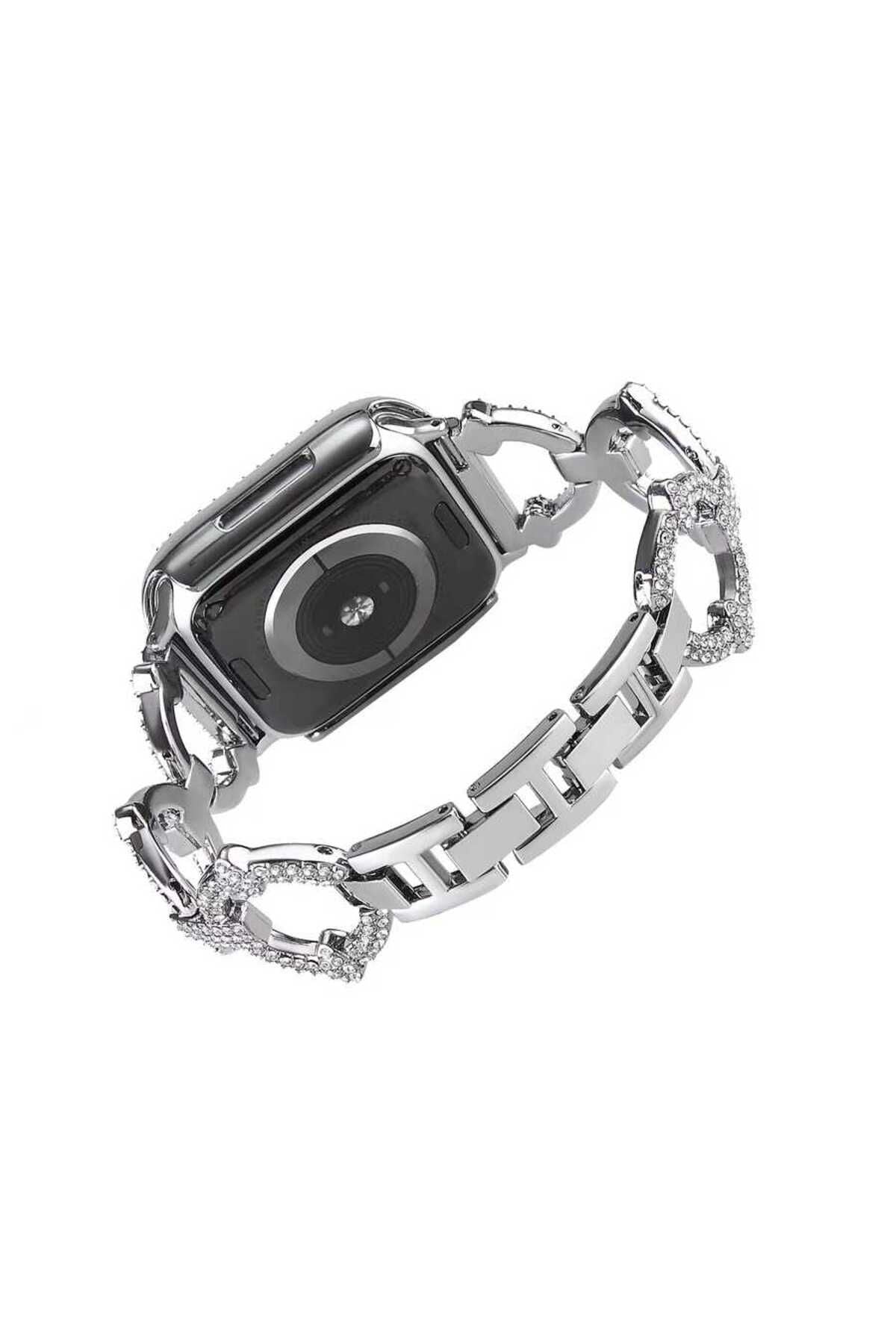 Watch 7 45mm Uyumlu KRD-57 Metal Zore Kordon-Rose Gold