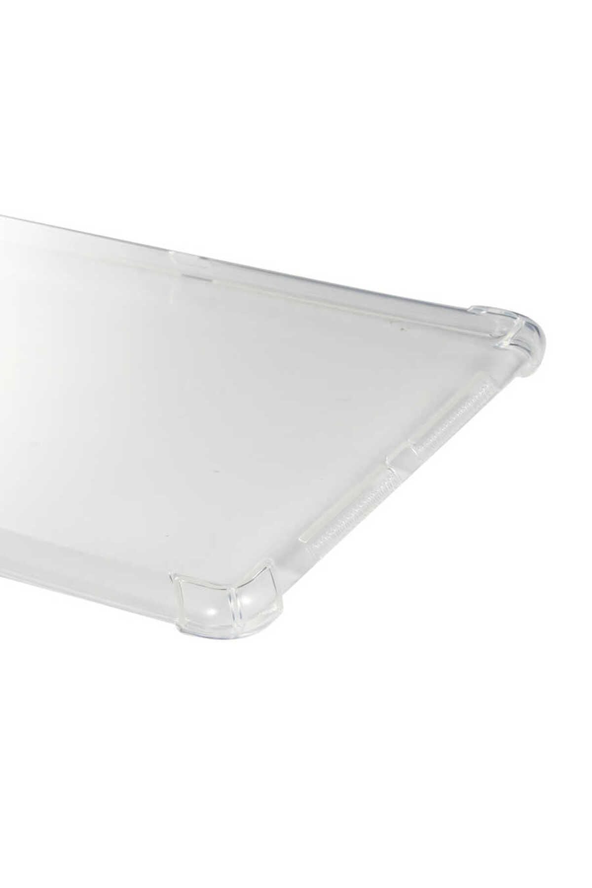 iPad 9.7 2017 (5.Nesil) Kılıf Zore Tablet Nitro Anti Shock Silikon Kapak - Renksiz