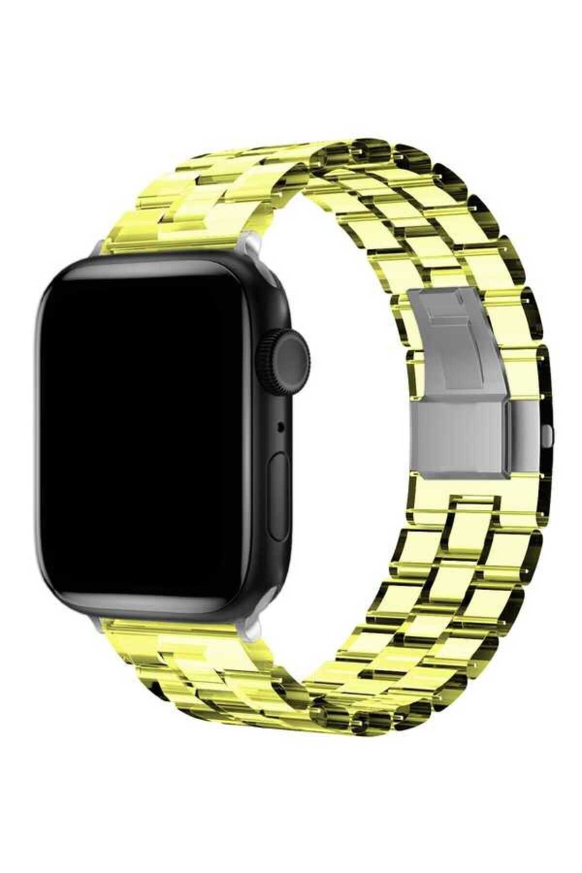 Watch Ultra 49mm Kordon Uyumlu KRD-33 Strap Kayış CLO- Renksiz