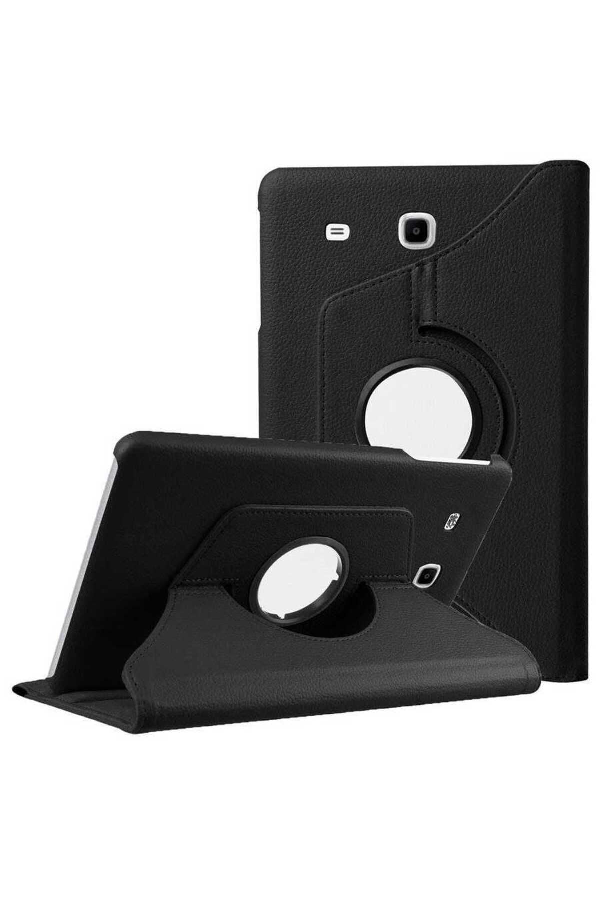 Galaxy Tab A 7.0 T285  Uyumlu Zore Dönebilen Standlı Kılıf-Pembe