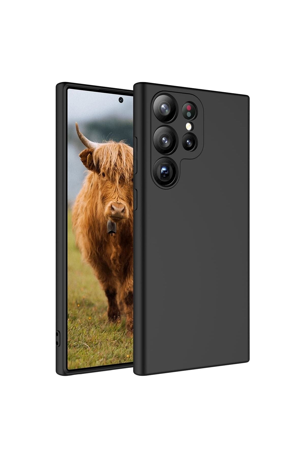 Galaxy S23 Ultra Uyumlu Zore Mara Lansman Kılıf-Siyah