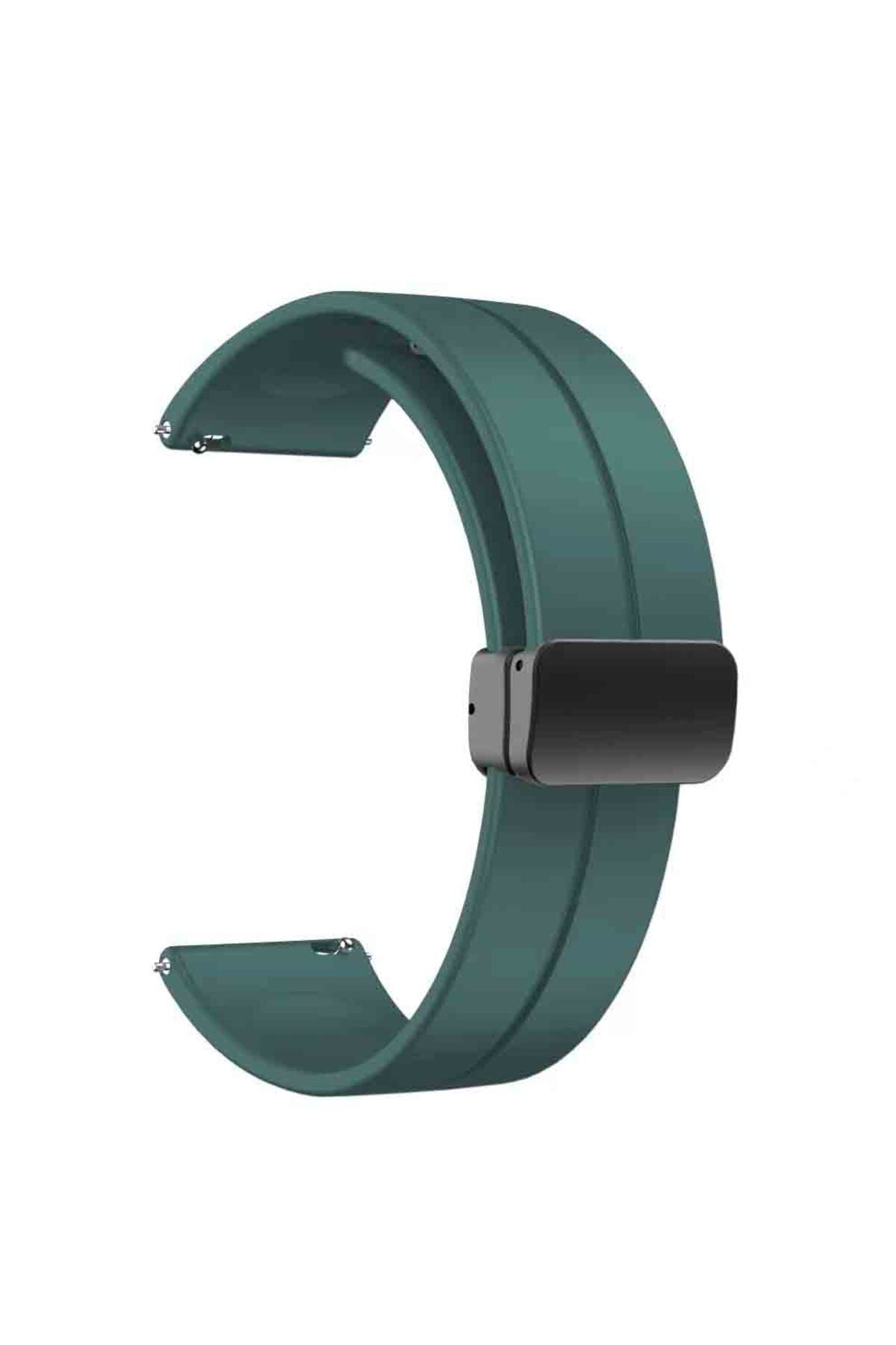 Galaxy Watch 42mm KRD-84 20mm Uyumlu Zore Kordon Kırmızı