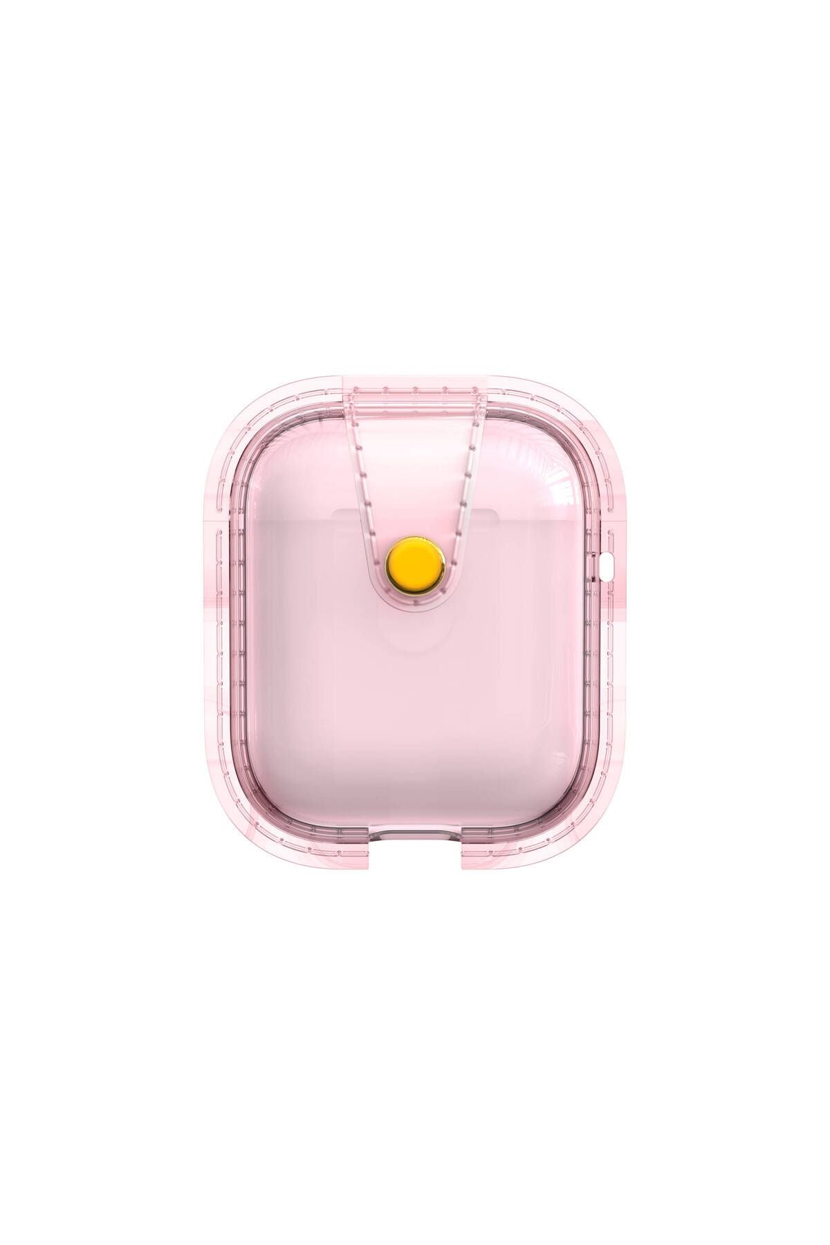 Air-Pods Zore Airbag 33 Darbelere Karşı Dayanıklı Magnetik Kılıf-Mor