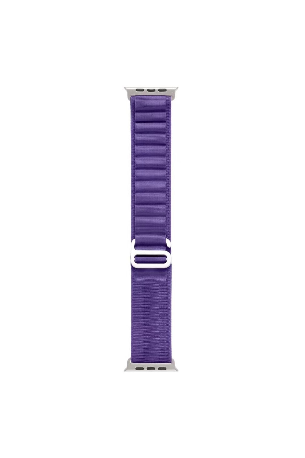 Watch 7 45mm Uyumlu KRD-74 Hasır Zore Kordon-Yeşil