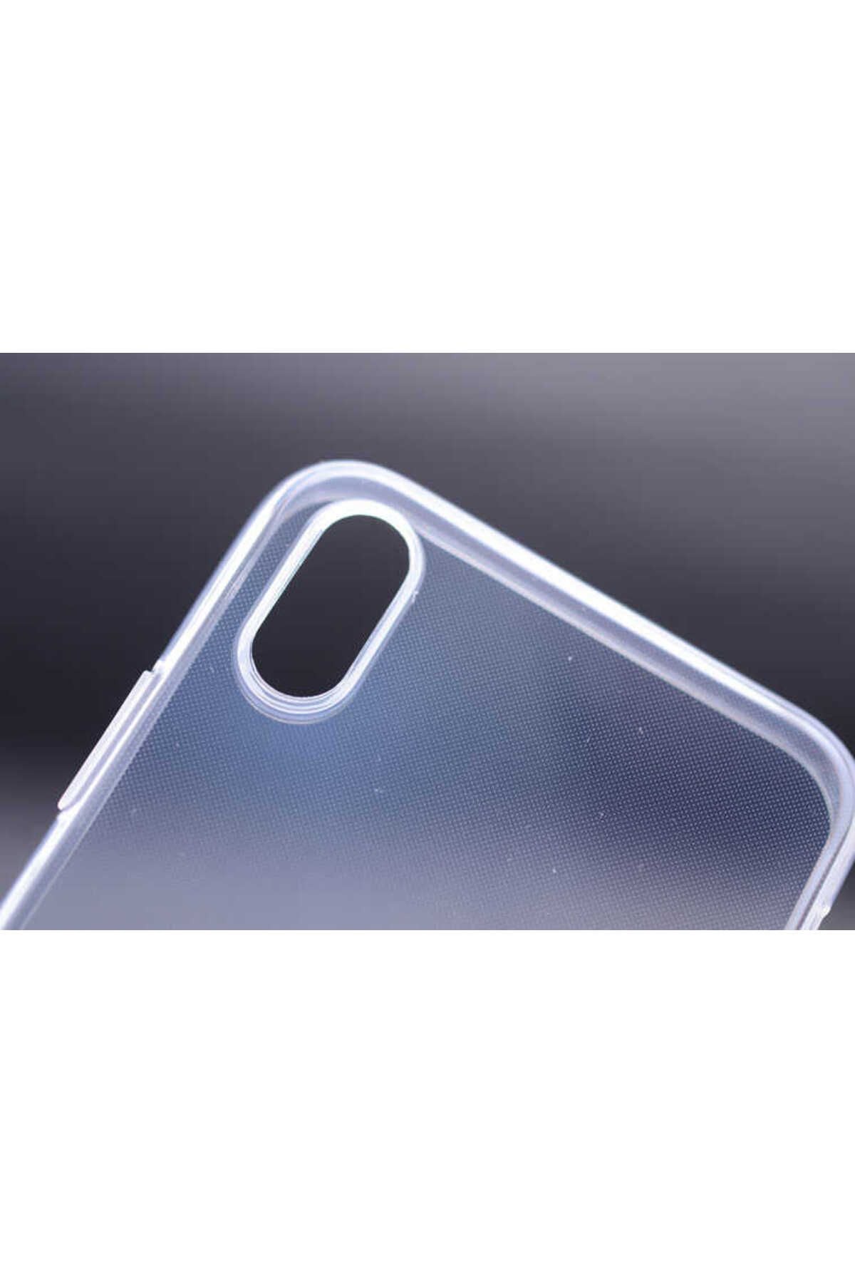 iPhone XS 5.8 Kılıf Zore İmax Silikon - Renksiz