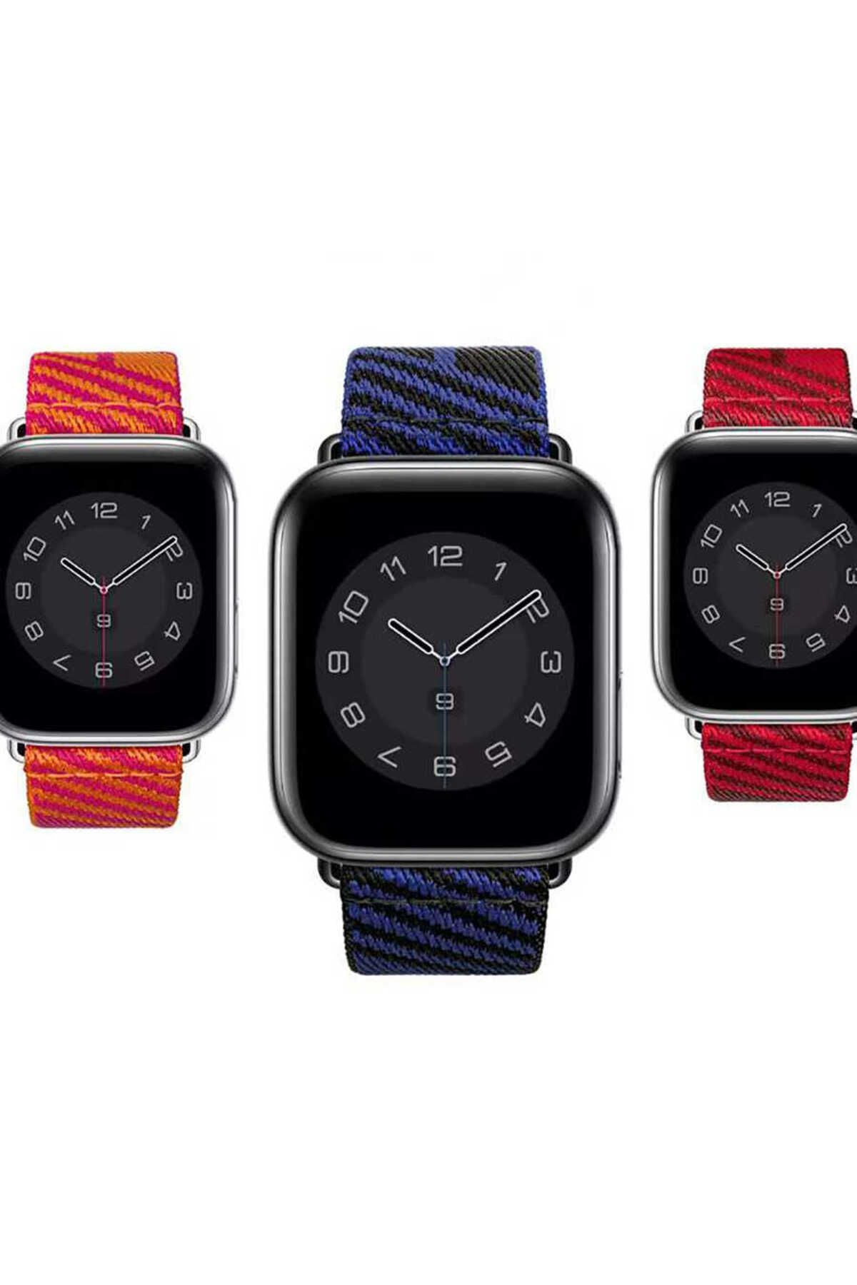 Watch Ultra 49mm Kordon Uyumlu KRD-51 Hasır Strap Kayış CLO- NO7
