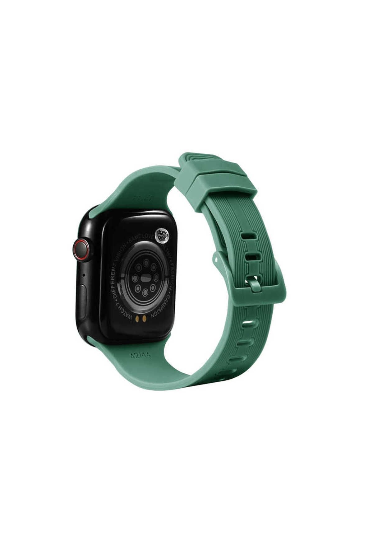 Watch Ultra 49mm Kordon KRD-23 Uyumlu Strap Kayış CLO- Kırmızı