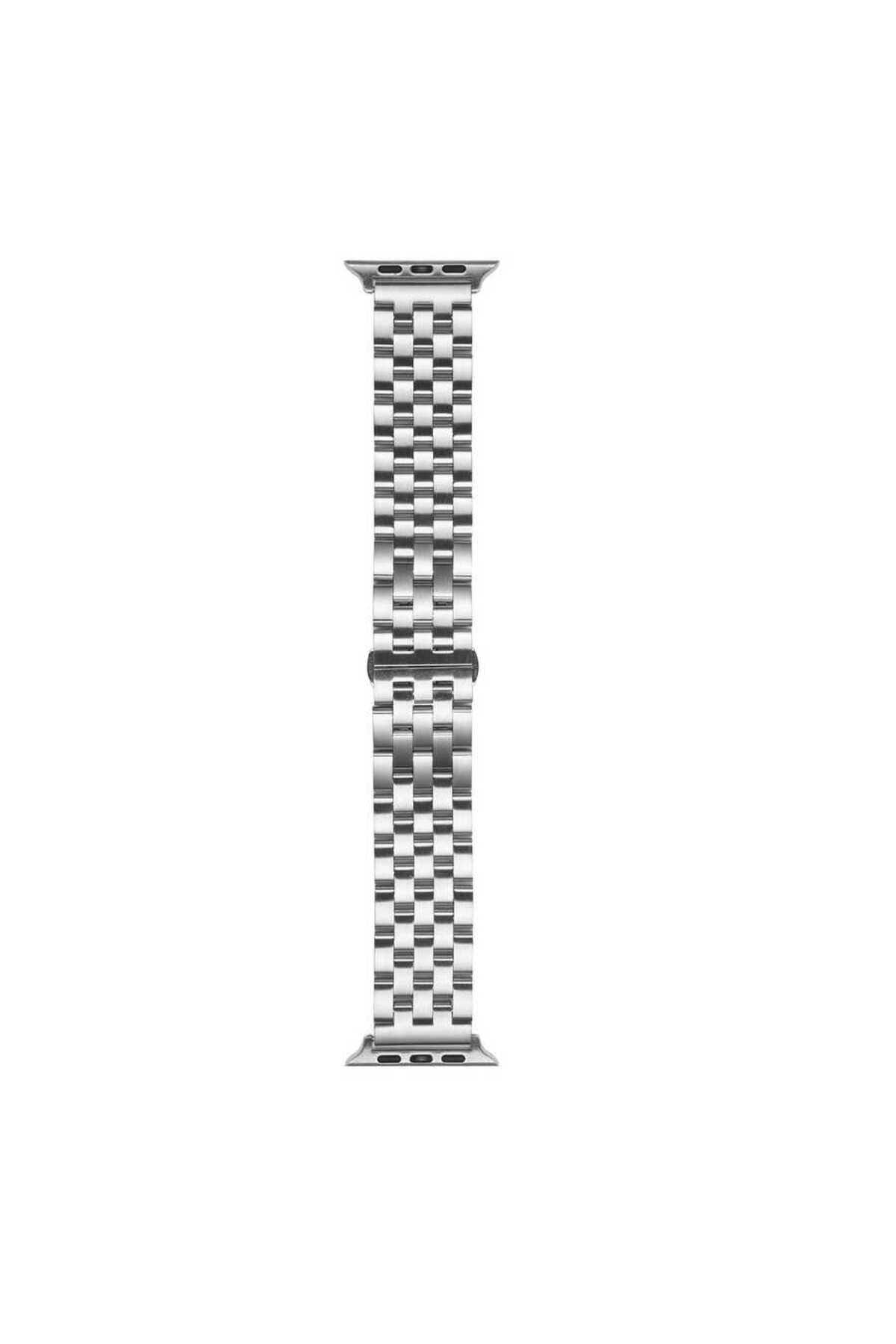 Watch 7 41mm Uyumlu KRD-20 Metal Zore Kordon-Siyah