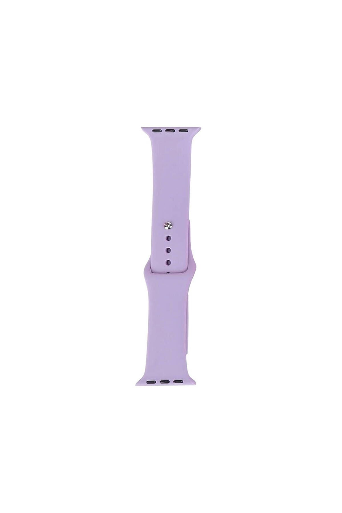 Watch Ultra 49mm Band Serisi Klasik Kordon Silikon Strap Kayış-Light Lavender
