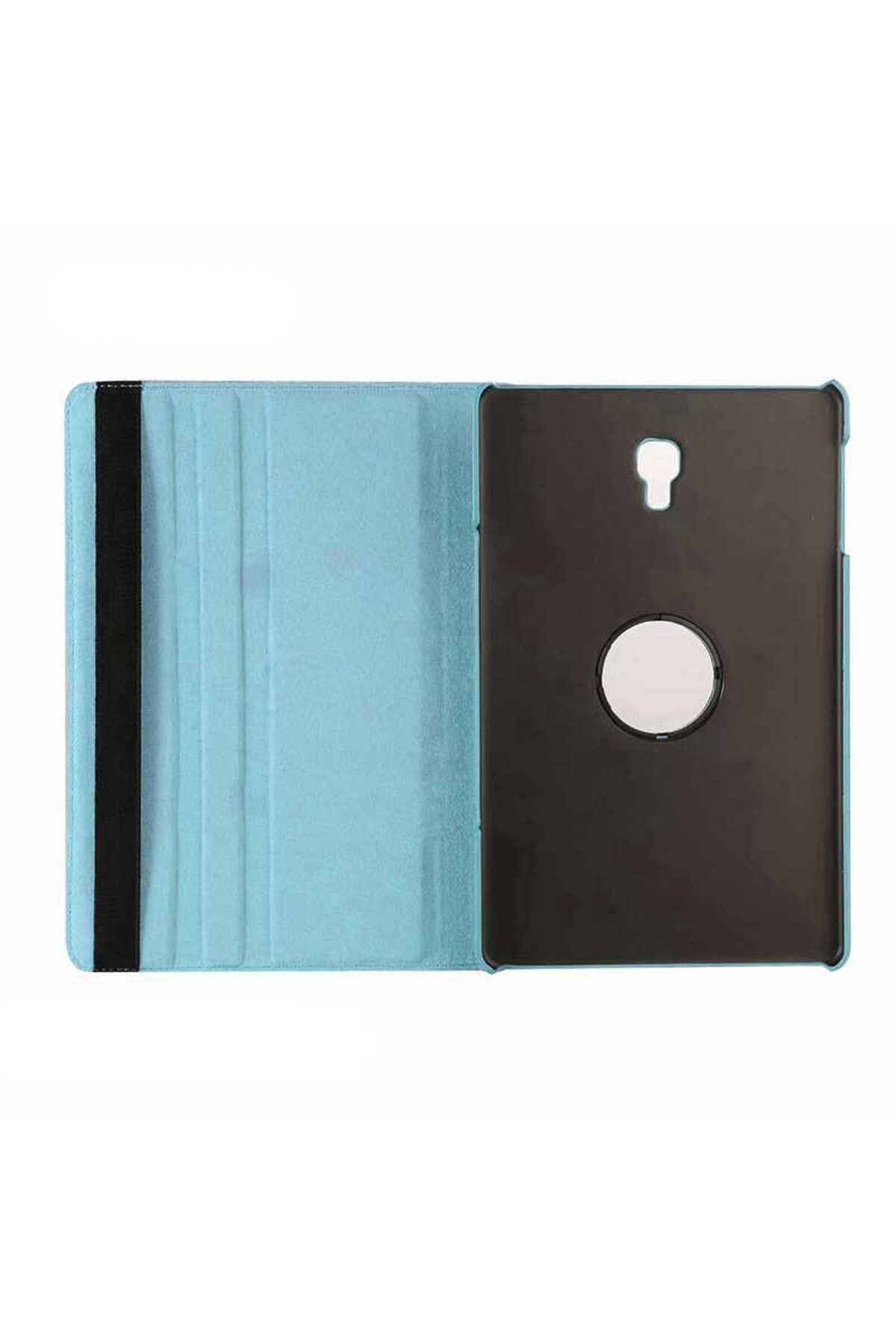 Galaxy Tab A T590  Uyumlu Zore Dönebilen Standlı Kılıf-Lacivert