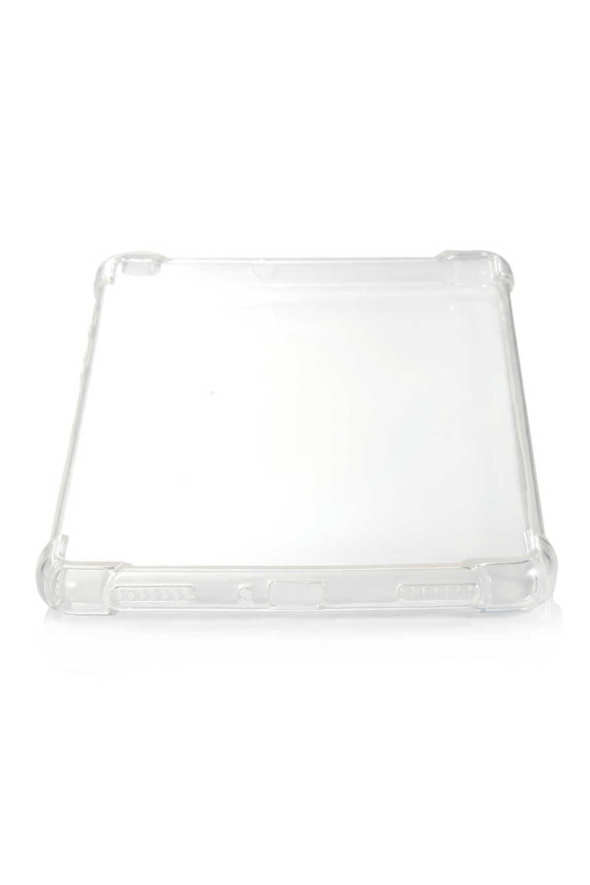 Galaxy Tab 8.0 (2019) T290 Kılıf  Uyumlu Zore Tablet Nitro Anti Shock Silikon Kapak-Renksiz