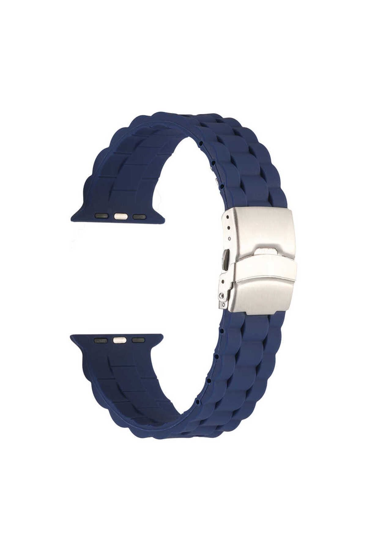 Watch Ultra 49mm Kordon KRD-72 Uyumlu Strap Kayış CLO- Siyah