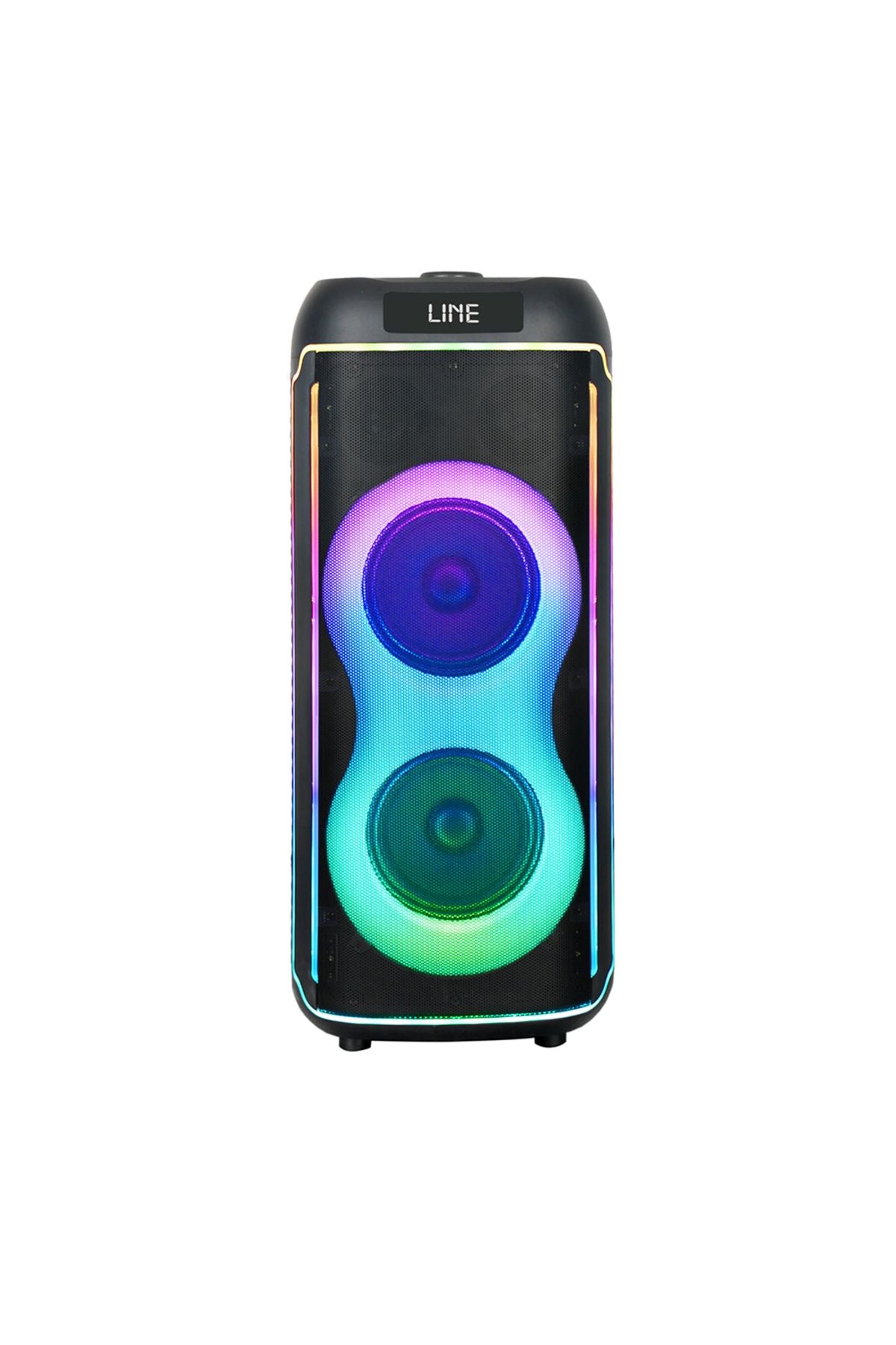 Zore GD-2606 Dijital LED Göstergeli FM Radyolu Mikrofonlu RGB TWS Çift 6.5 inç Stereo Bass Kablosuz