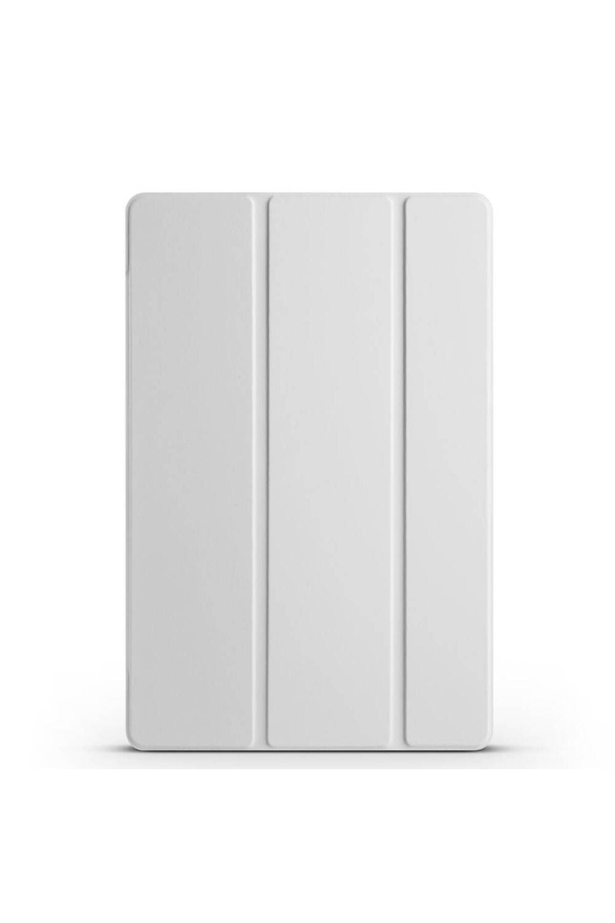 Galaxy Tab S9 FE Uyumlu Zore Smart Cover Standlı 1-1 Kılıf-Gold