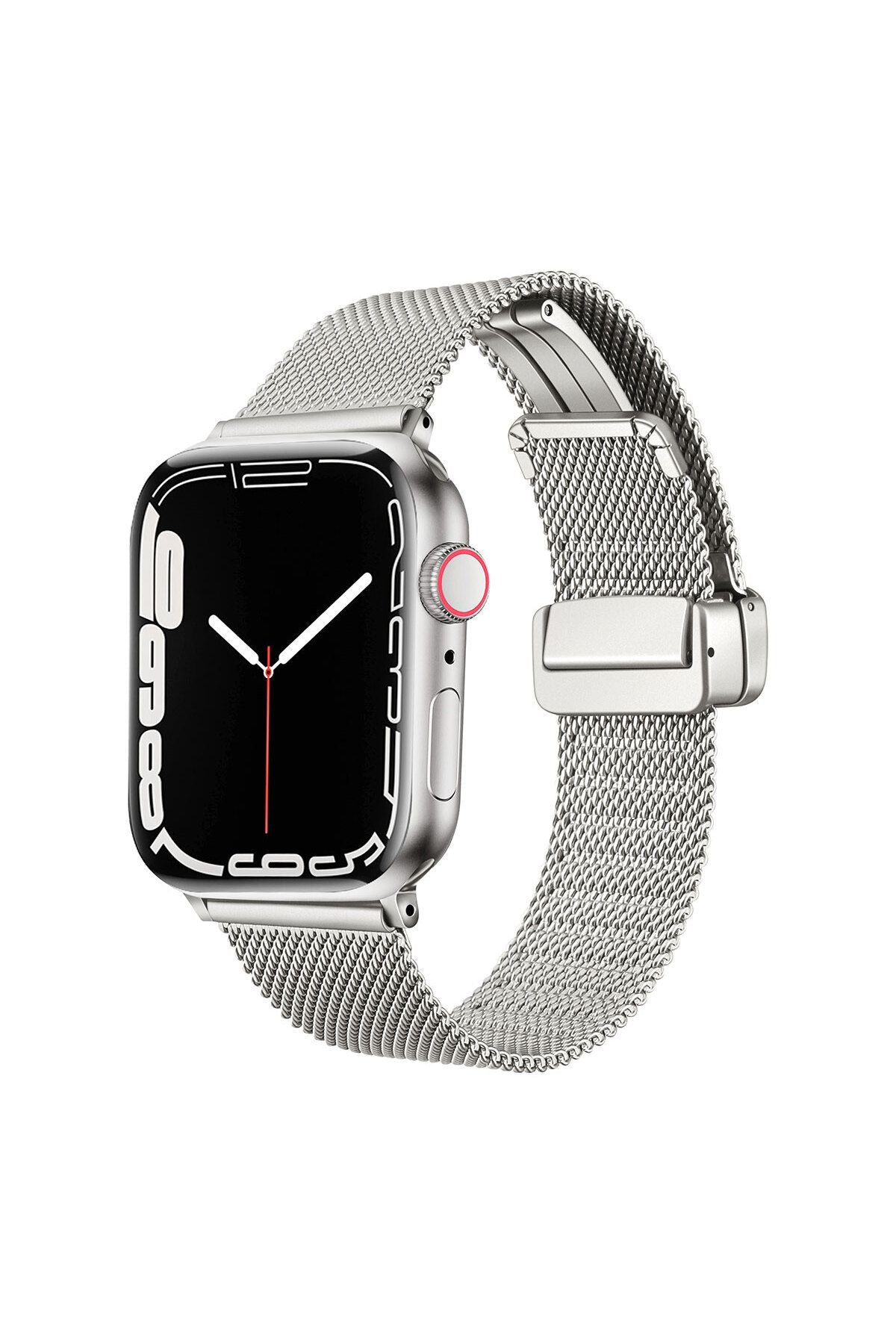 Watch Ultra 49mm Uyumlu KRD-85 Metal Zore Kordon-Rose Gold