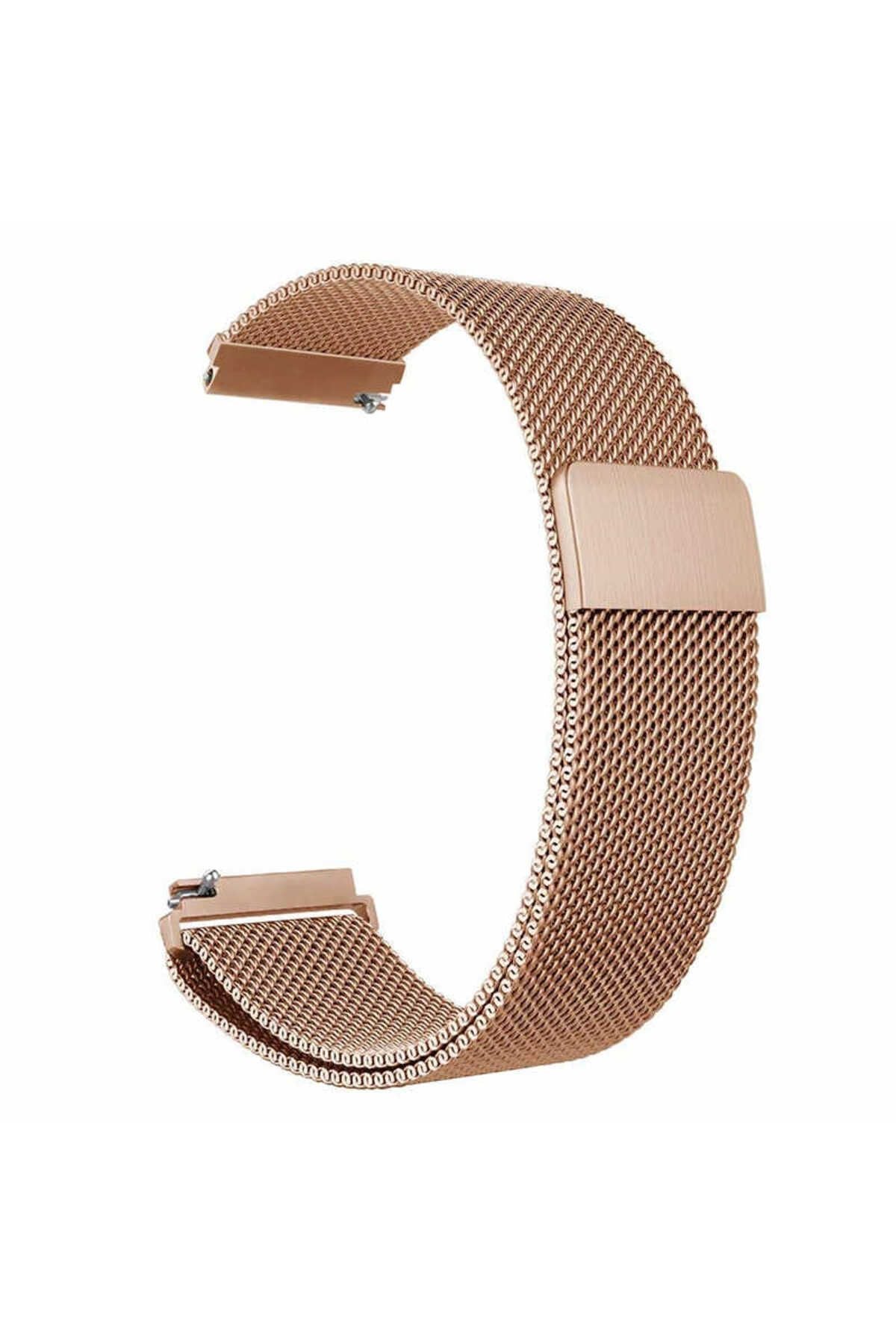 Galaxy Watch 46mm (22mm) Uyumlu KRD-12 Metal Zore Kordon-Gümüş