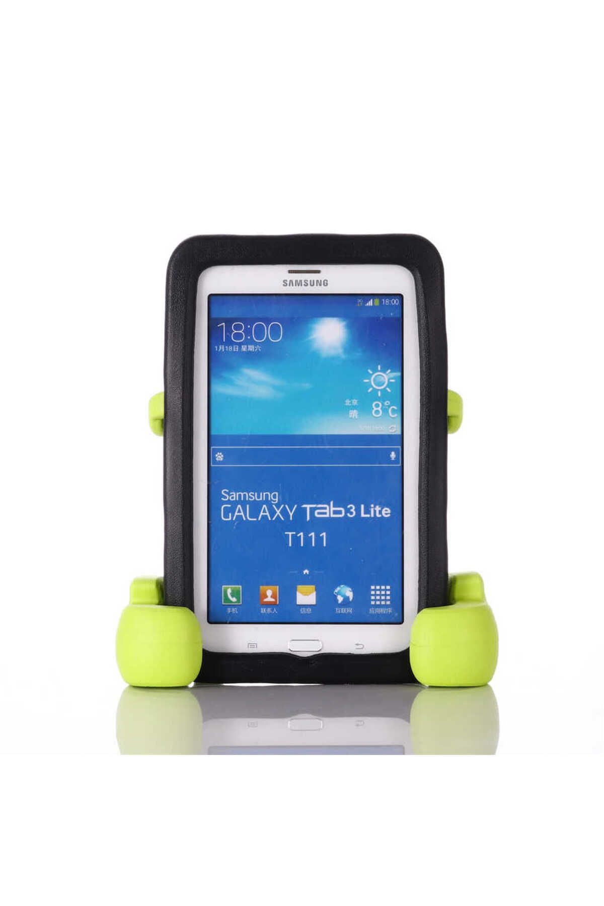 Galaxy Tab 3 Lite 7.0 T110 Zore Eva Boxer Tablet Silikon - Mavi