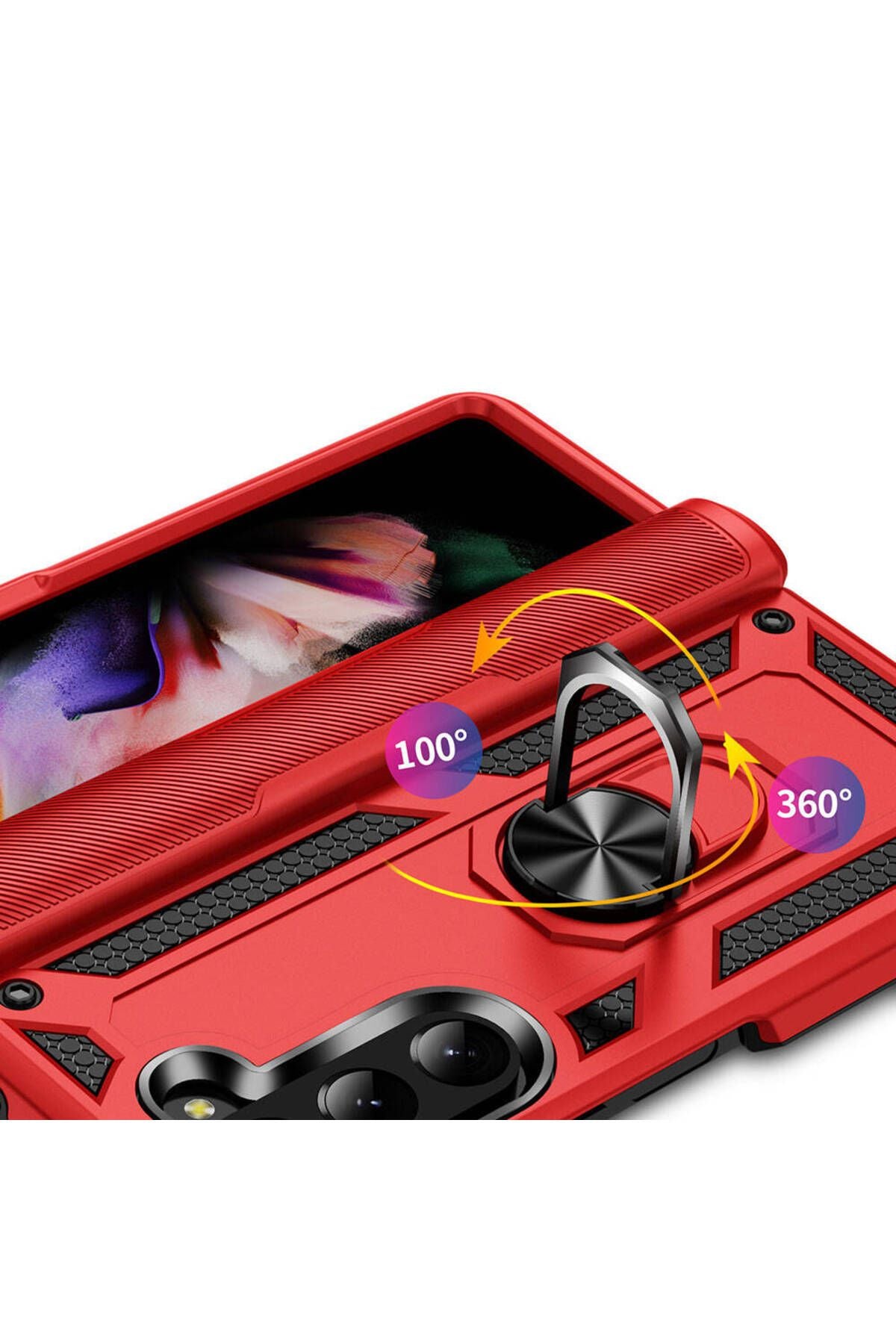 Galaxy Z Fold 5 Uyumlu Zore Vega Kılıf-Mavi