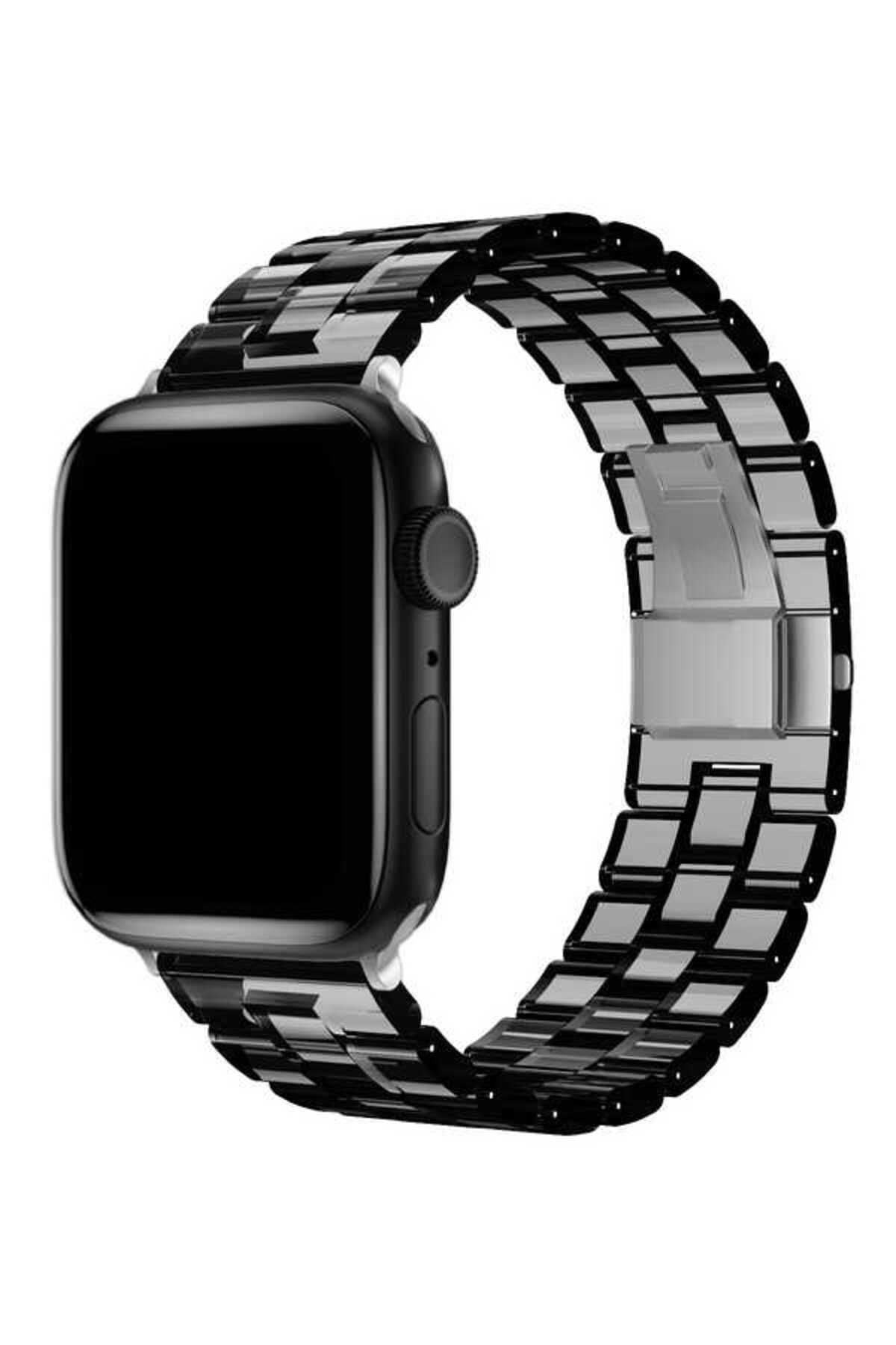 Watch Ultra 49mm Kordon Uyumlu KRD-33 Strap Kayış CLO- Renksiz