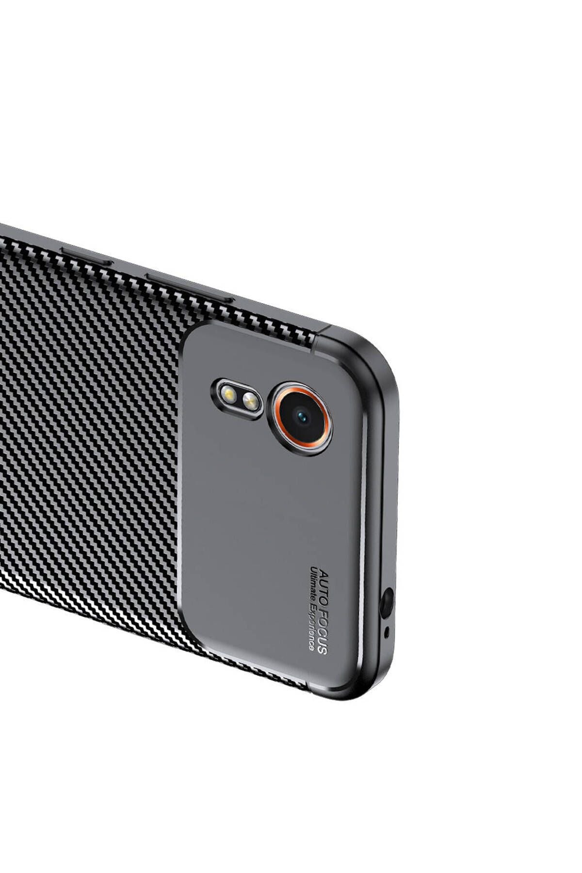 Galaxy Xcover7 Kılıf Zore Negro Silikon Kapak - Siyah
