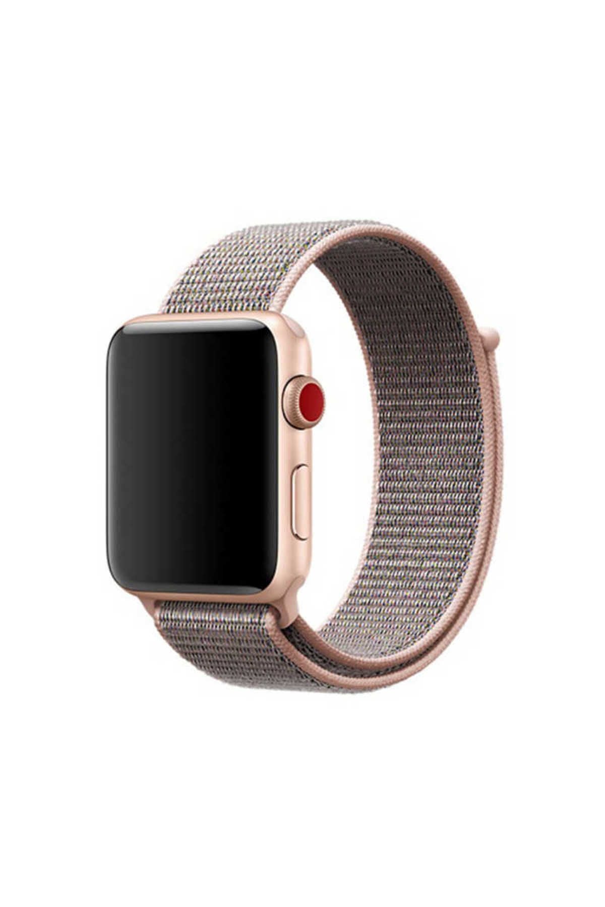 Watch Ultra 49mm Kordon Uyumlu KRD-03 Hasır Strap Kayış CLO- 24-Hisbicus