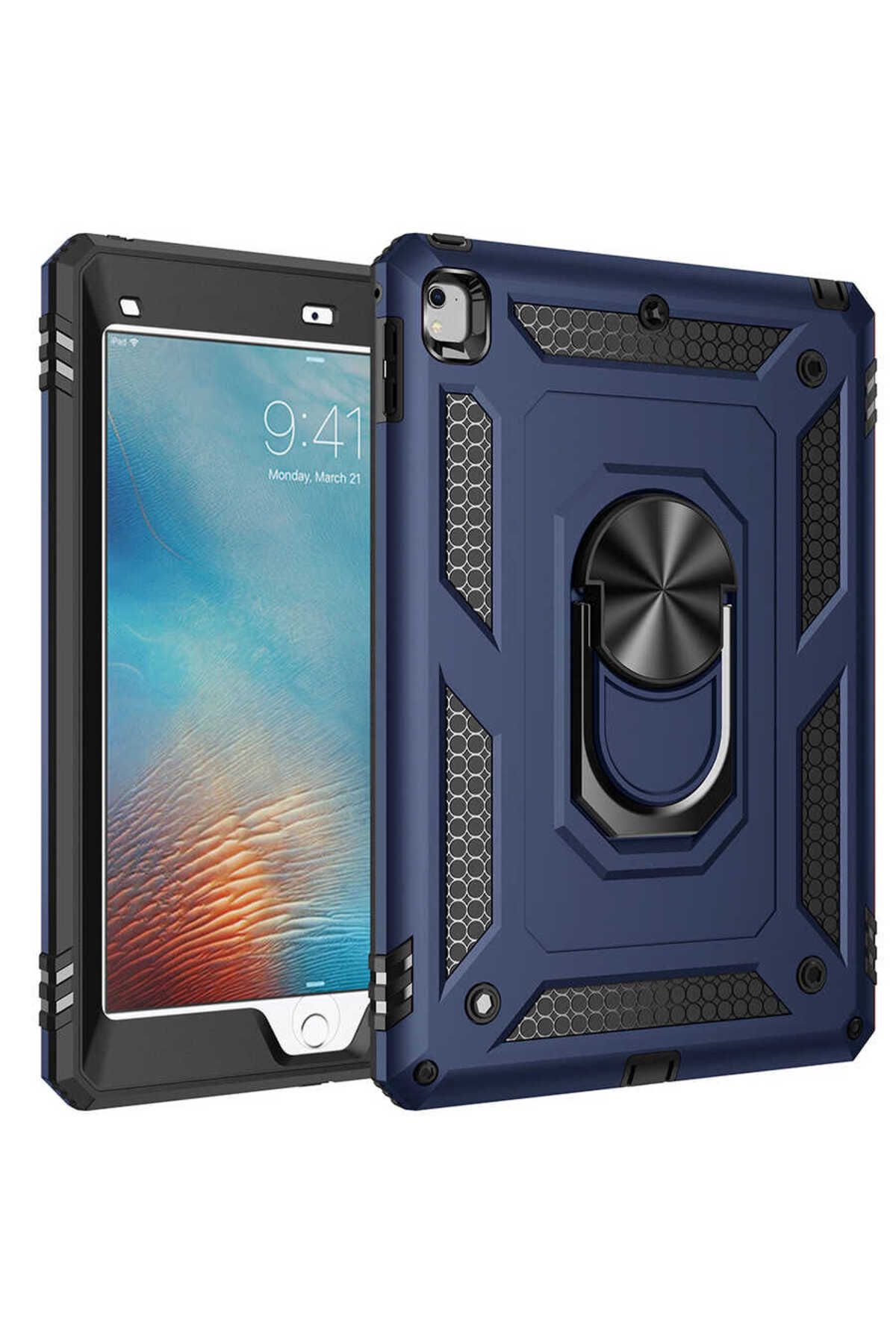 iPad 9.7 2017 (5.Nesil) - Uyumlu Uyumlu Zore Tablet Vega Kapak-Kırmızı