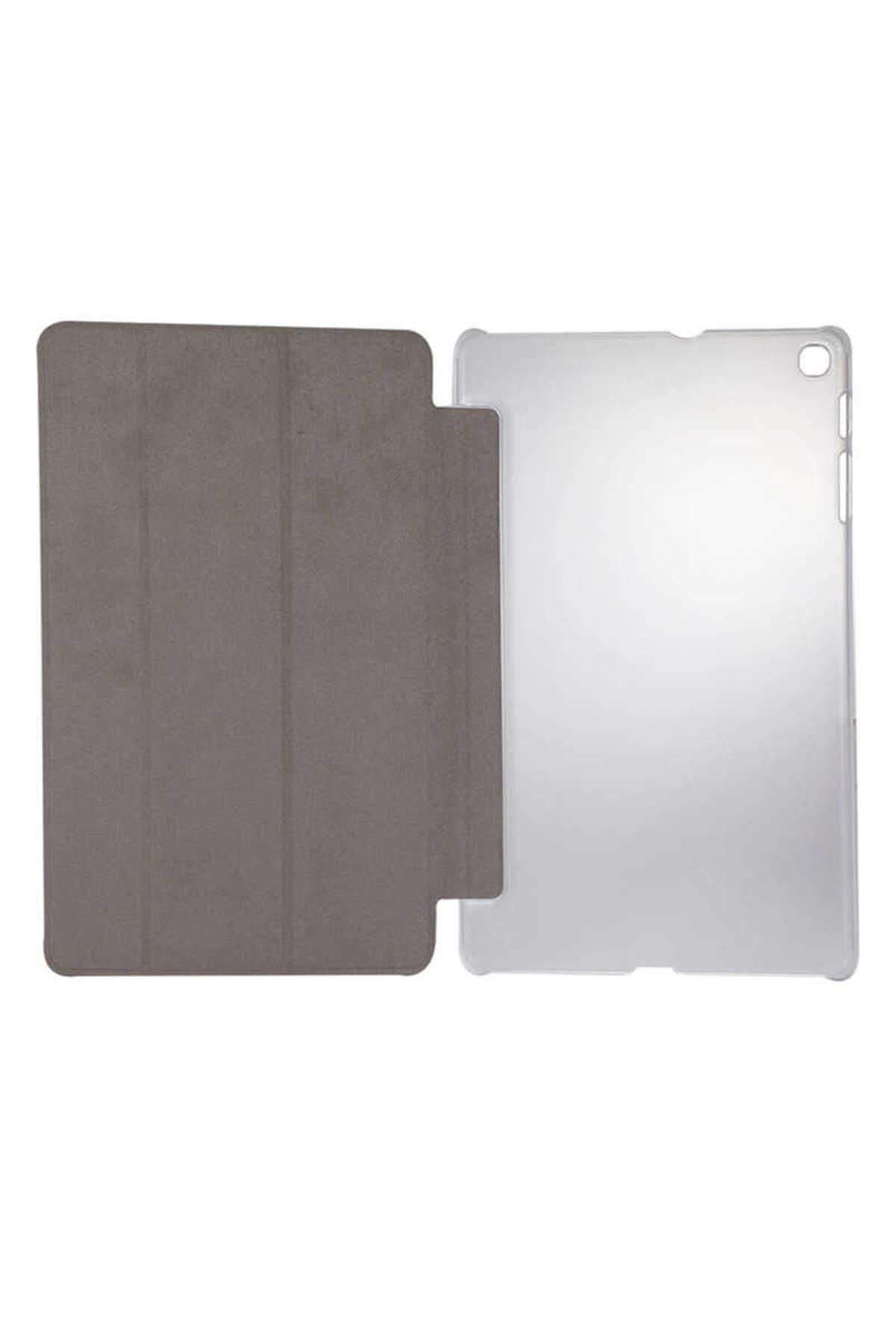 Galaxy Tab A 8.0 (2019) T290  Uyumlu Zore Smart Cover Standlı 1-1 Kılıf-Pembe