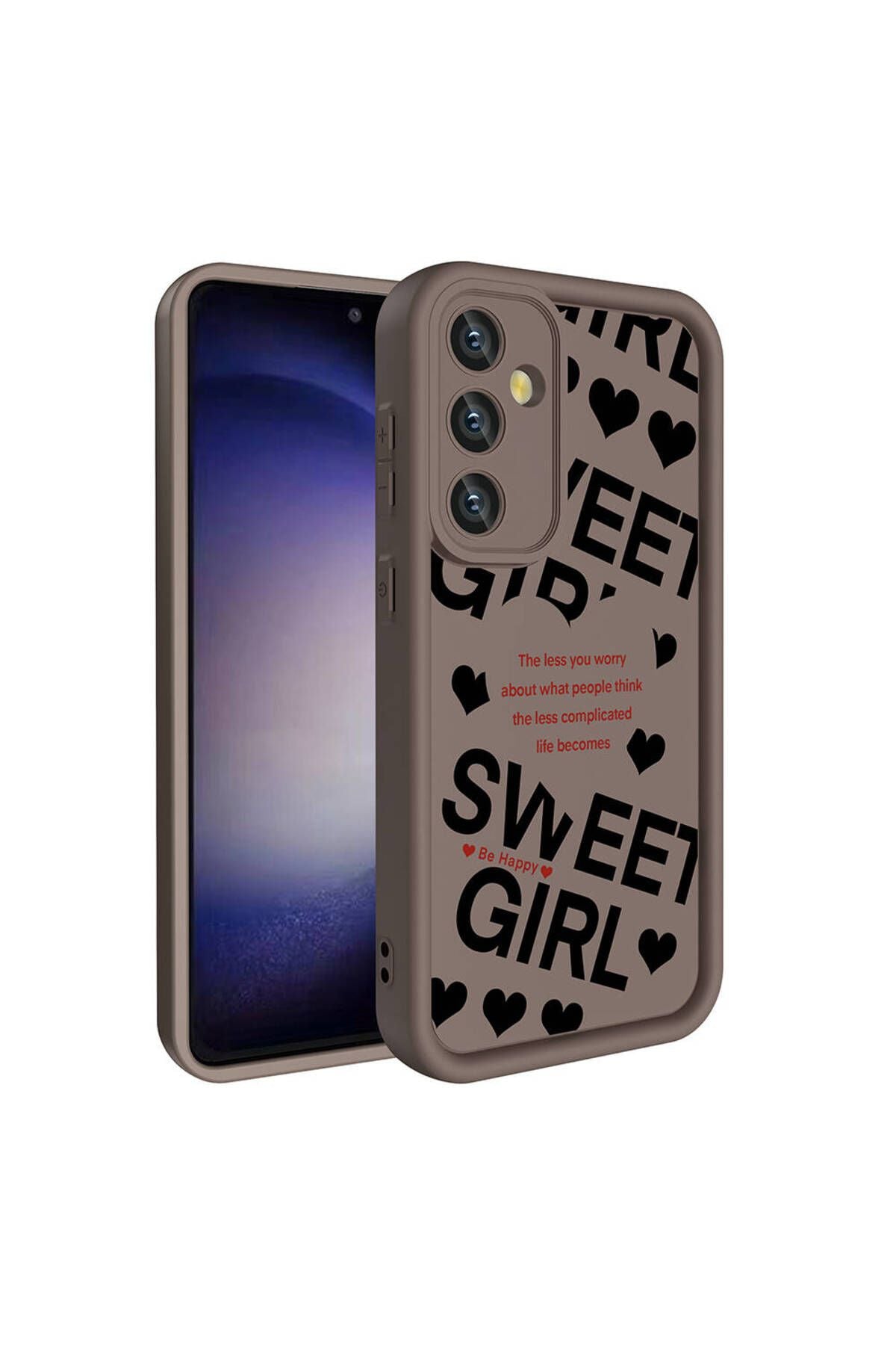 Galaxy S24 Kılıf Kamera Korumalı Baskılı Arka Yüzey Zore Klas Kapak - Siyah