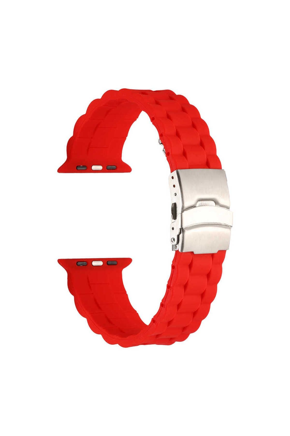Watch Ultra 49mm Kordon KRD-72 Uyumlu Strap Kayış CLO- Siyah