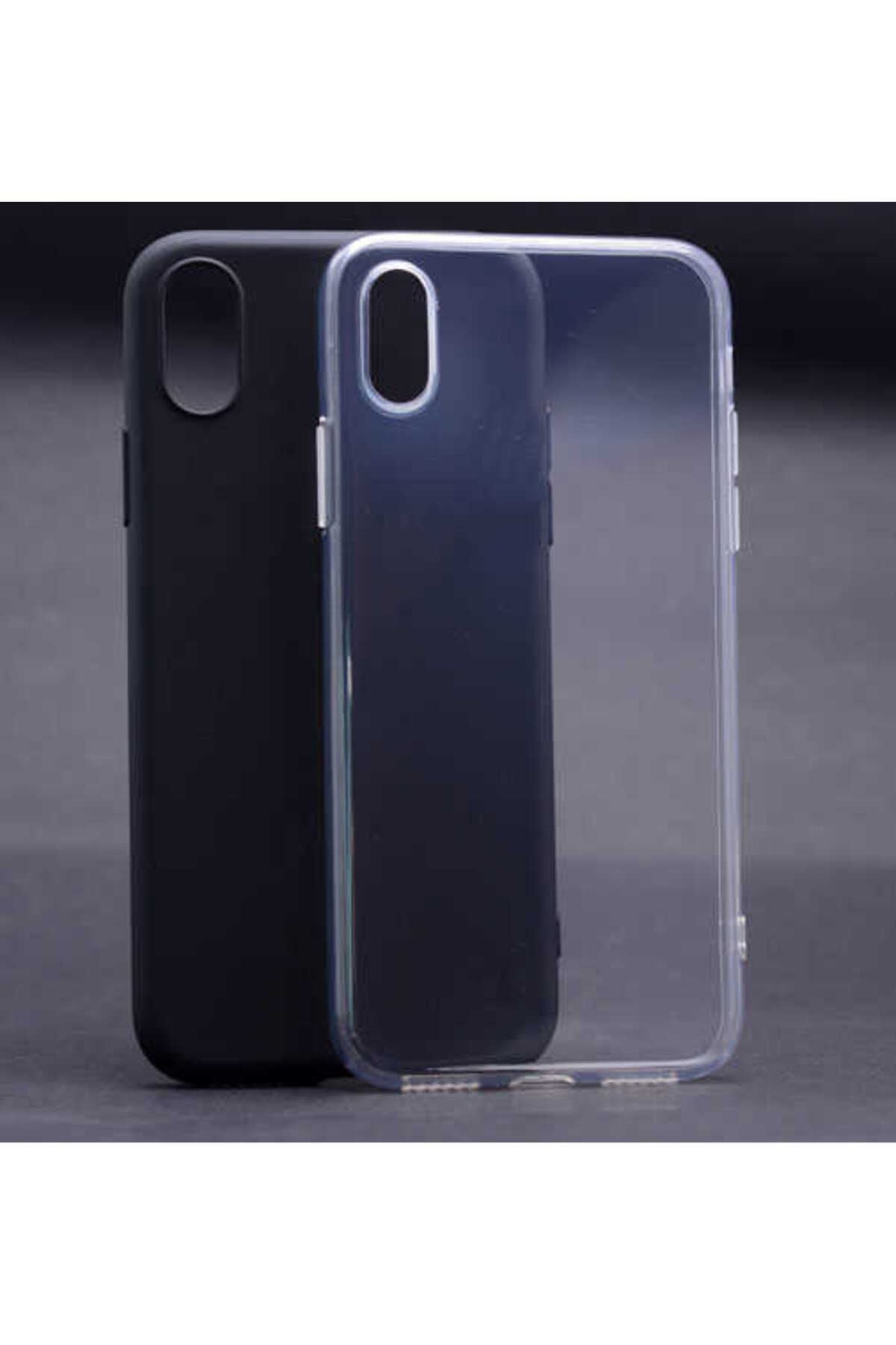 iPhone XS 5.8 Kılıf Zore İmax Silikon - Siyah