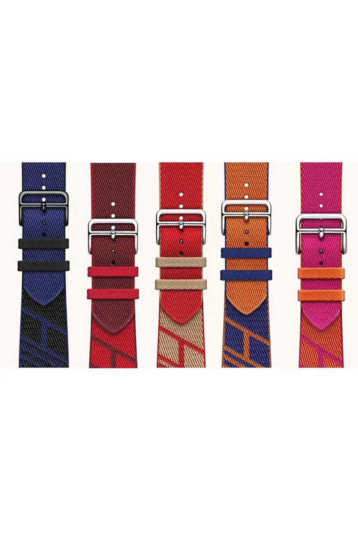 Watch 42mm Uyumlu KRD-51 Hasır Zore Kordon-NO3