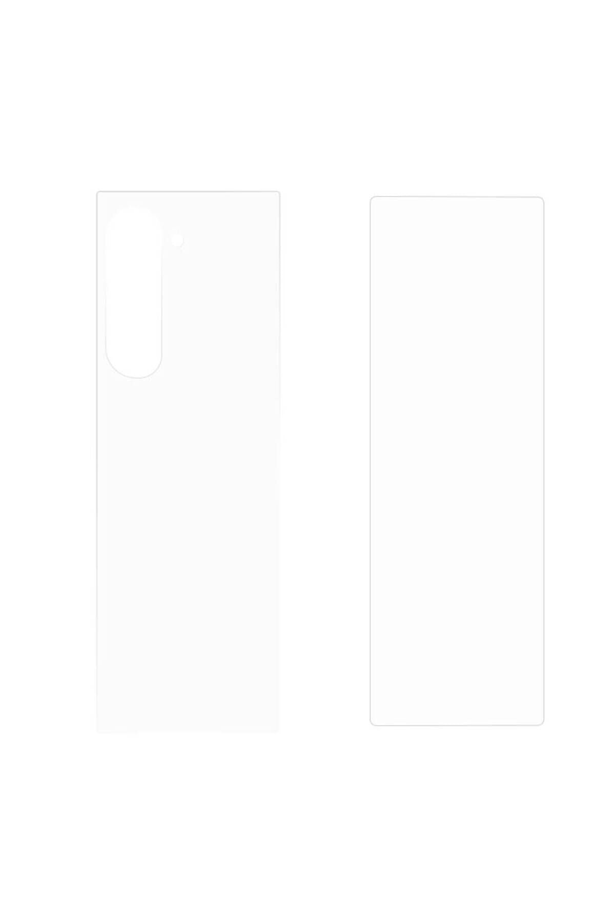 Galaxy Z Fold 6 Uyumlu Etnaa 2in1 Cam Ekran Koruyucu-Şeffaf