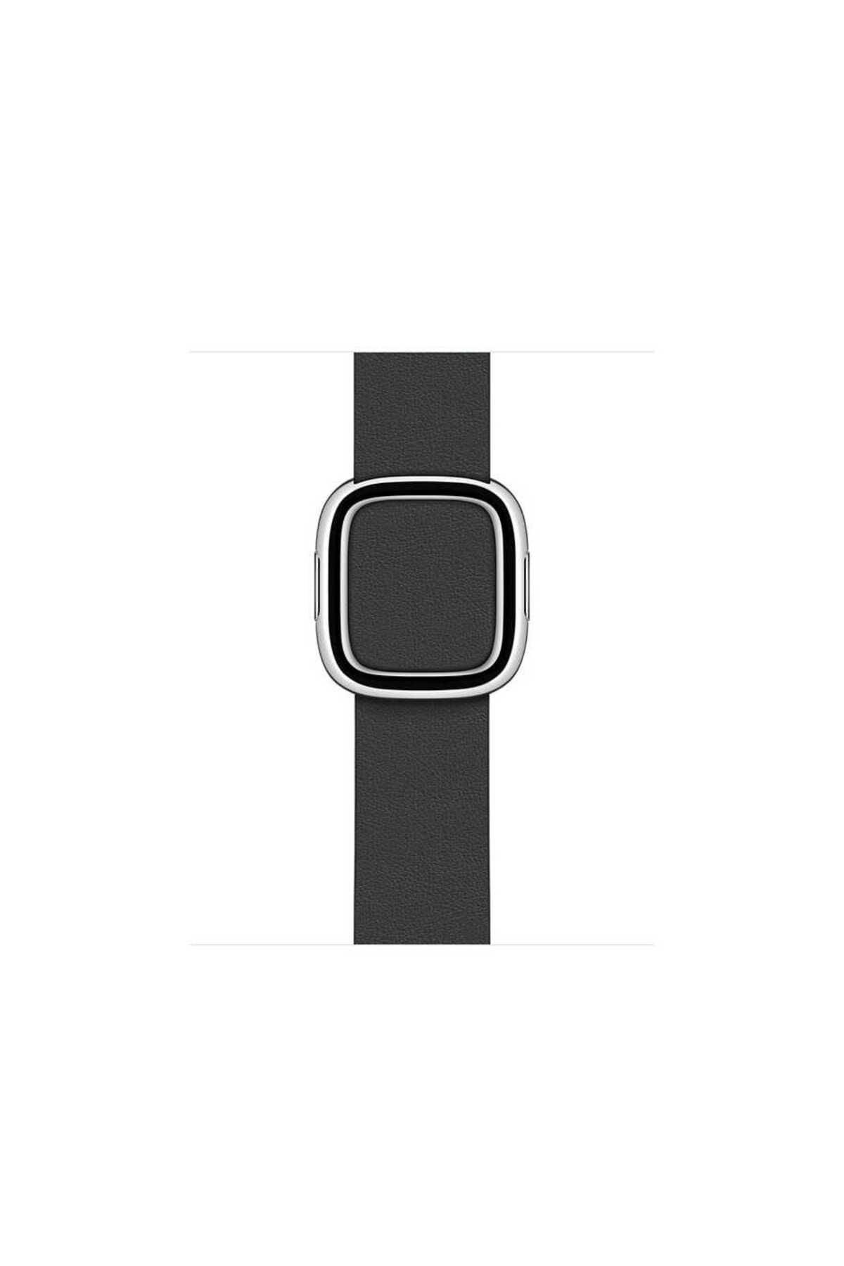 Watch Ultra 49mm Kordon Uyumlu KRD-42 Deri Strap Kayış CLO- Kahverengi