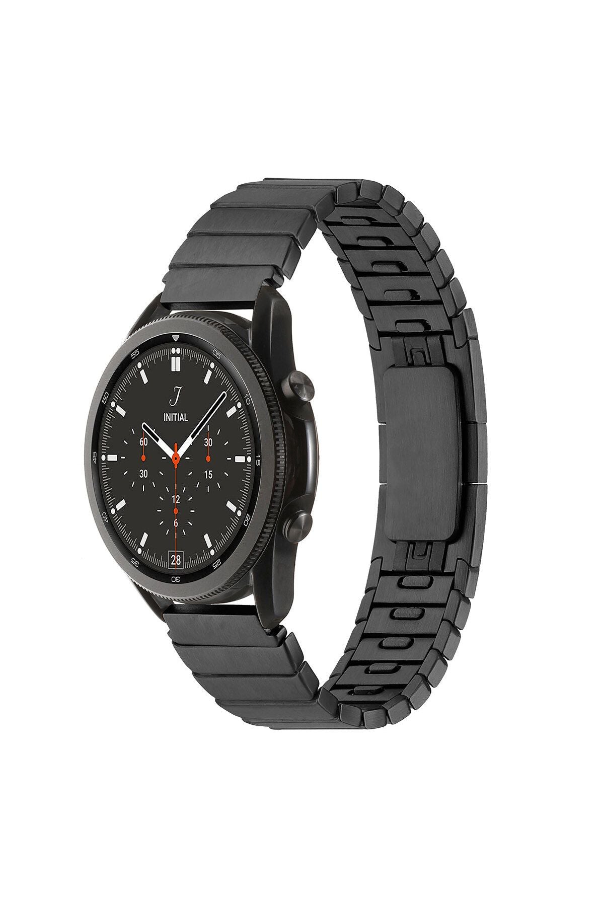 Galaxy Watch 46mm Uyumlu KRD-82 22mm Metal Zore Kordon-Rose Gold