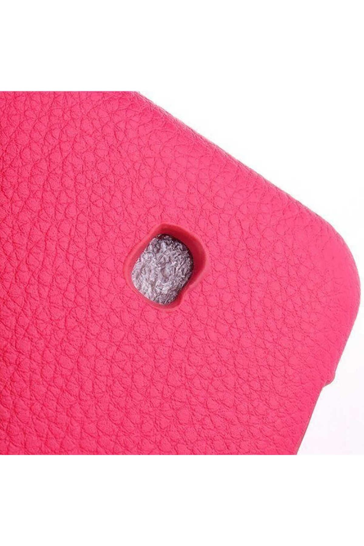 Galaxy Tab 4 8.0 T330 Zore Dönebilen Standlı Kılıf - Pembe