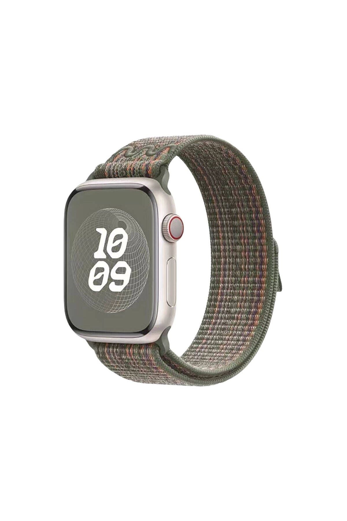 Watch 7 45mm Uyumlu KRD-91 Hasır Kordon Strap Kayış CLO- Pembe