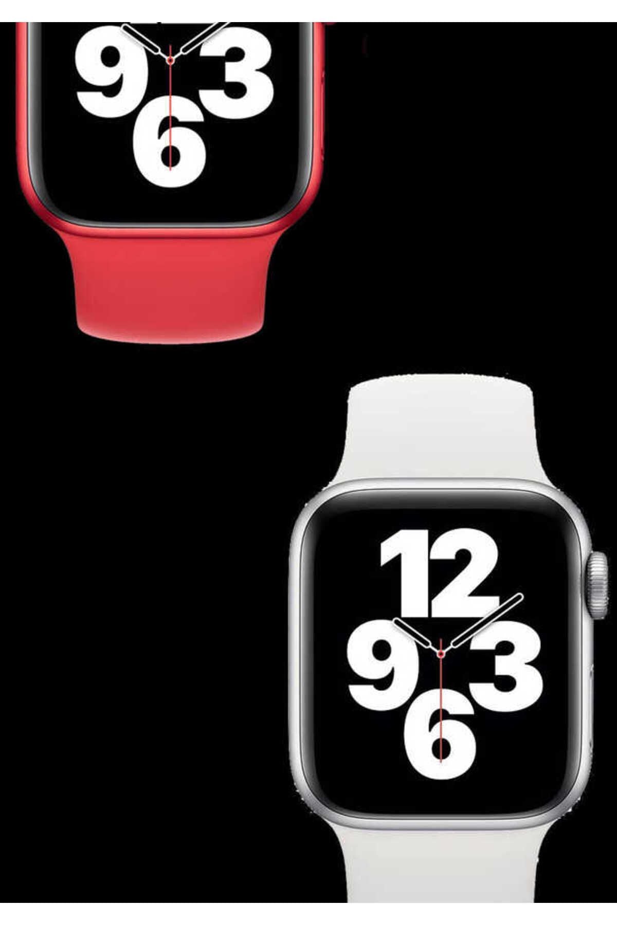 Watch Ultra 49mm Kordon Uyumlu KRD-31 Solo Loop Small Strap Kayış CLO- Beyaz