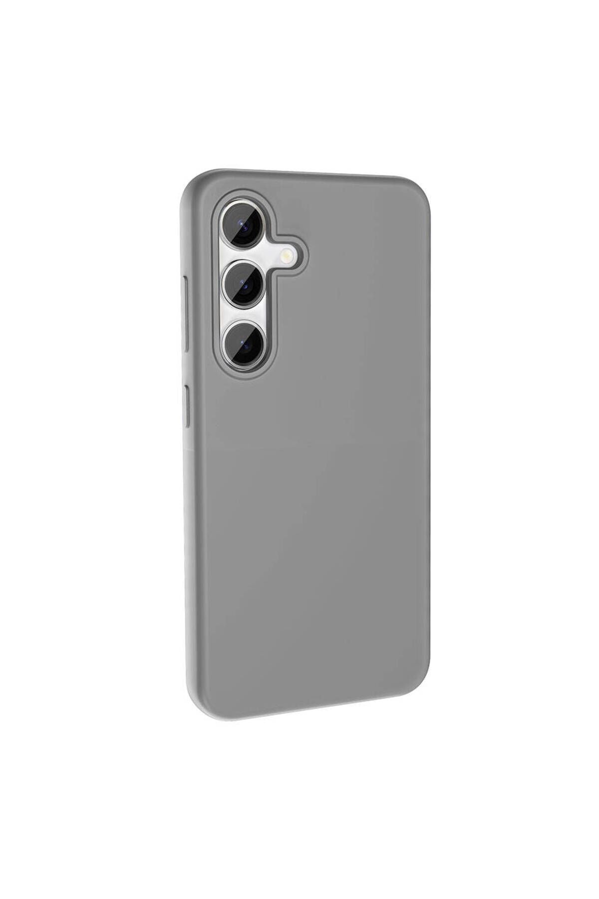 Galaxy S24 Kılıf Magsafe Şarj Özellikli Sıvı Teknolojili Silinebilir Sert Zore Kivi Kapak-Siyah